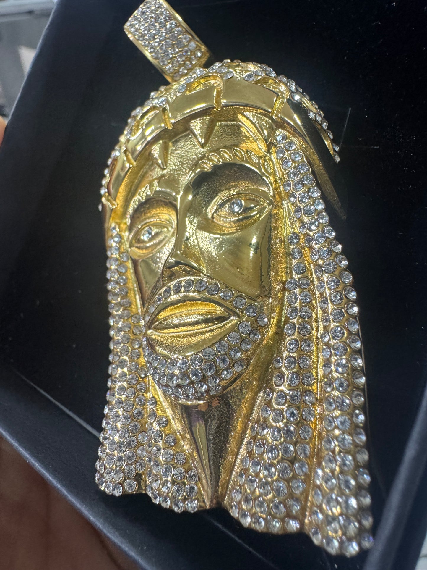 Ciondolo Gesù grande Acciaio *123