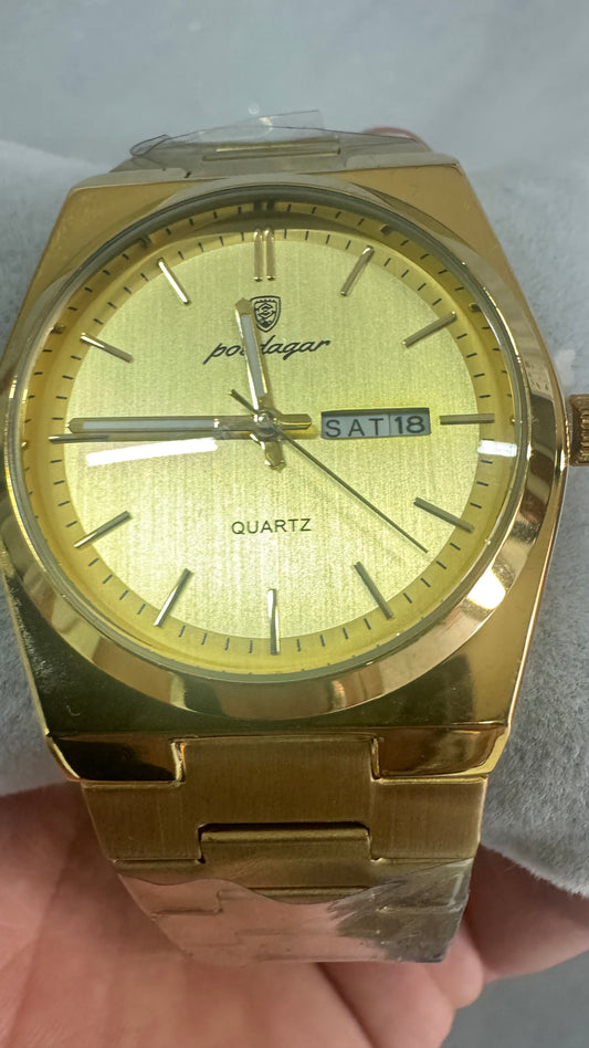Orologio acciaio oro *32