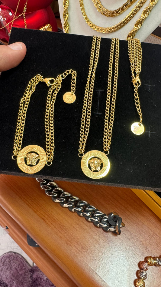 Combo kit medusa oro acciaio *60