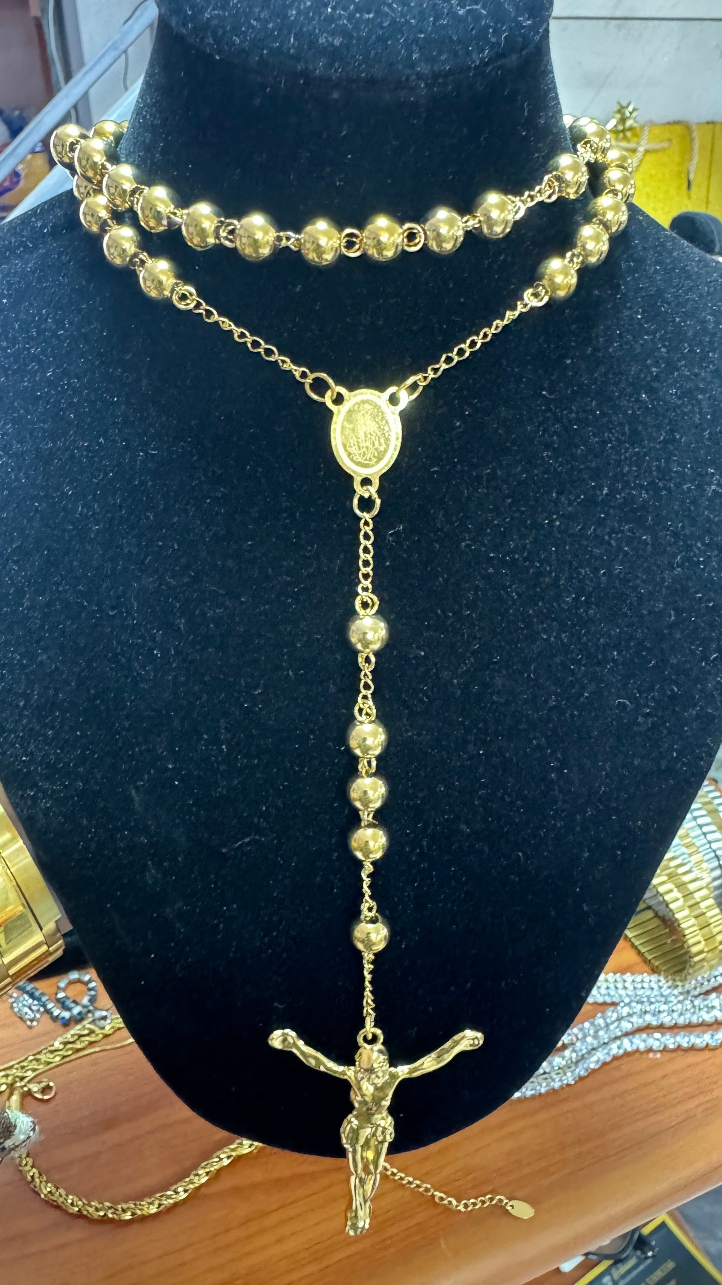 Rosario oro acciaio *19