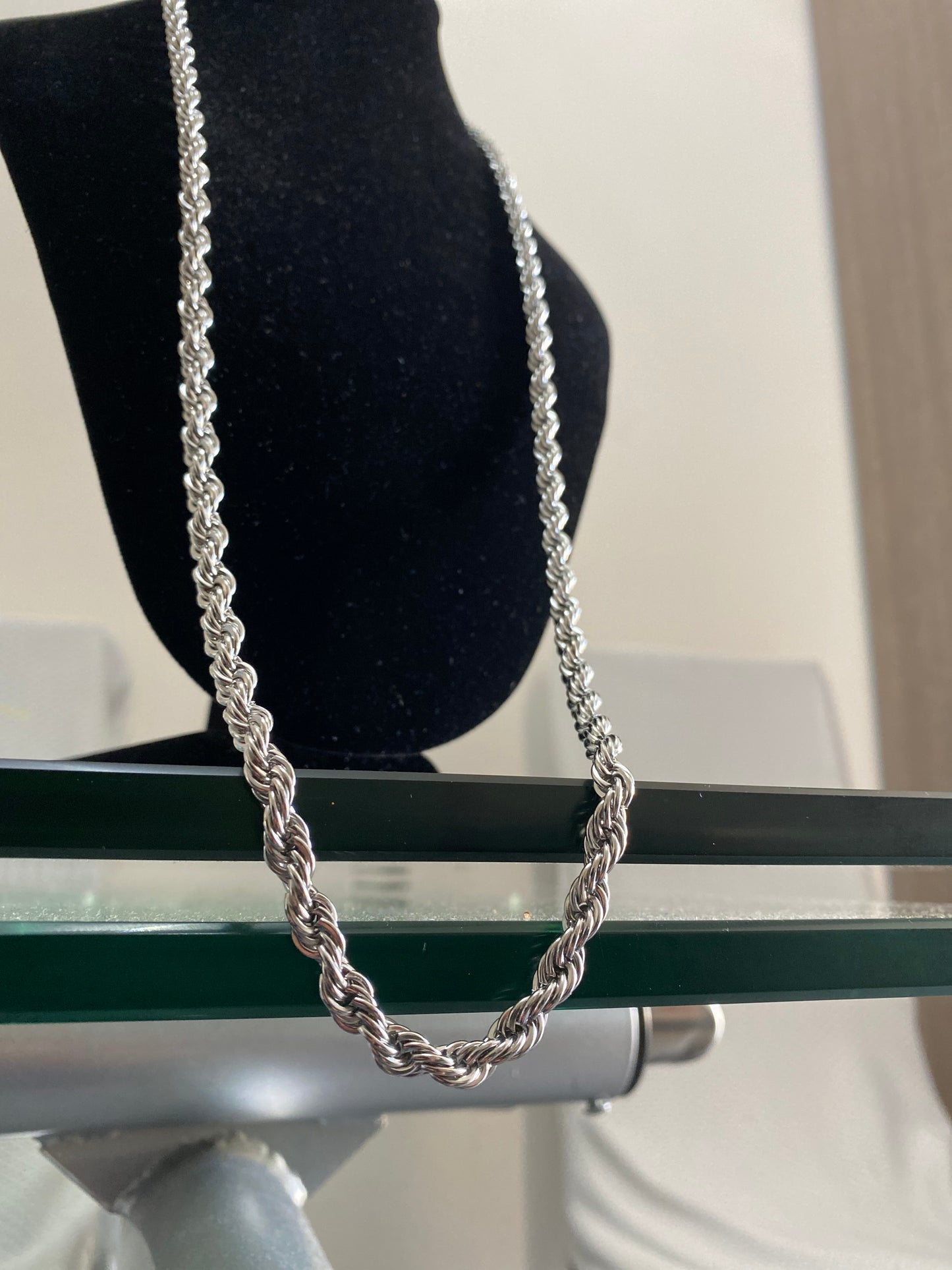 Collana lunga 80 cm acciaio *05