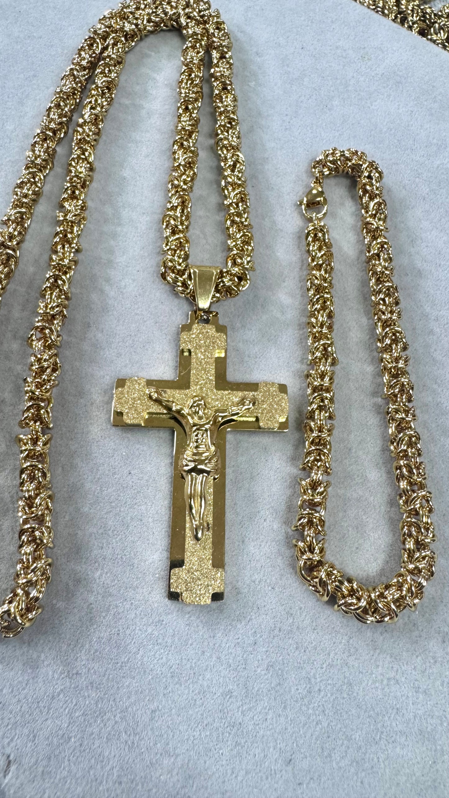 combo kit croce Acciaio oro*189