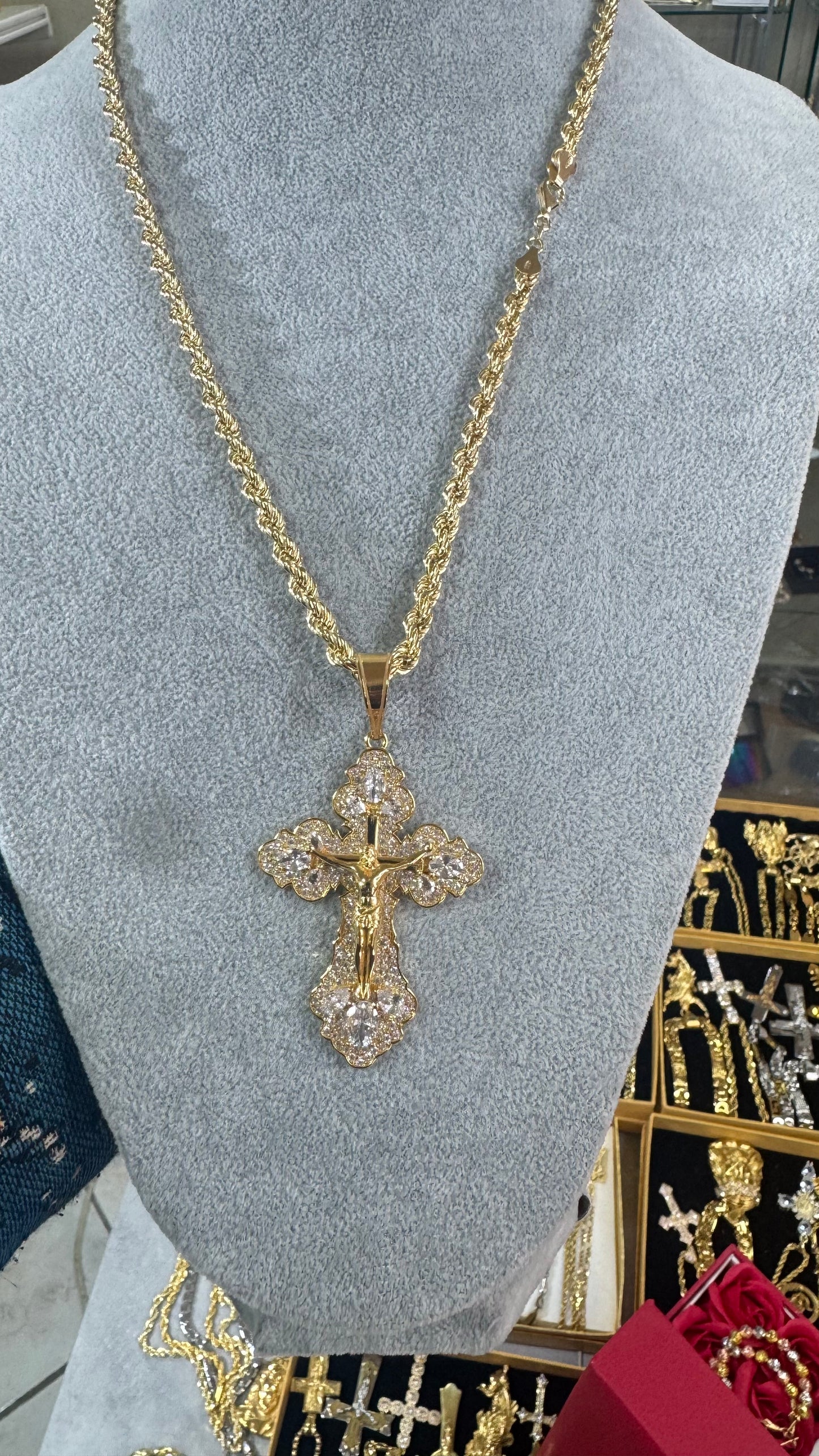 Collana Argento 925 croce Rio *616