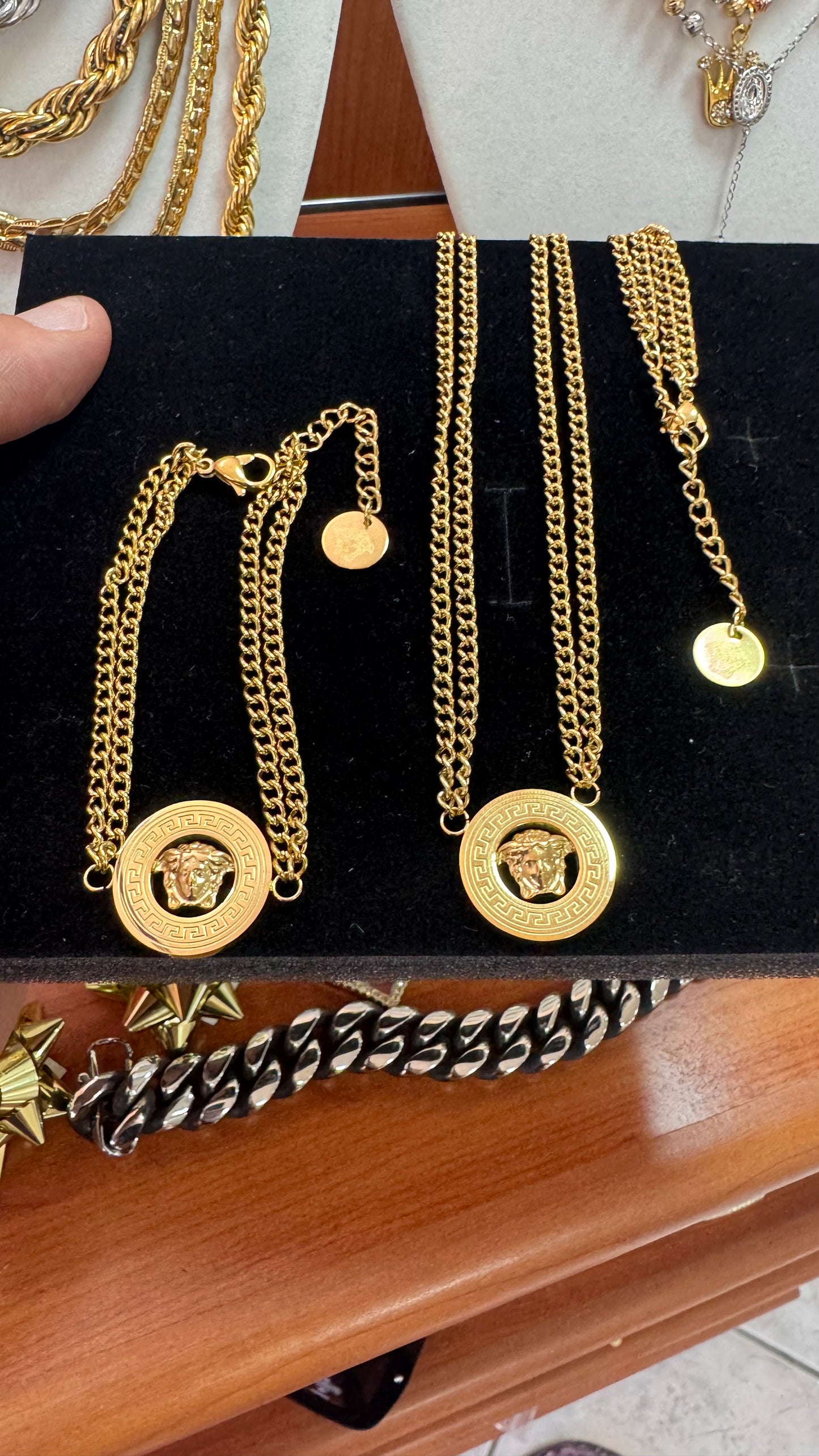Combo kit medusa oro acciaio *60