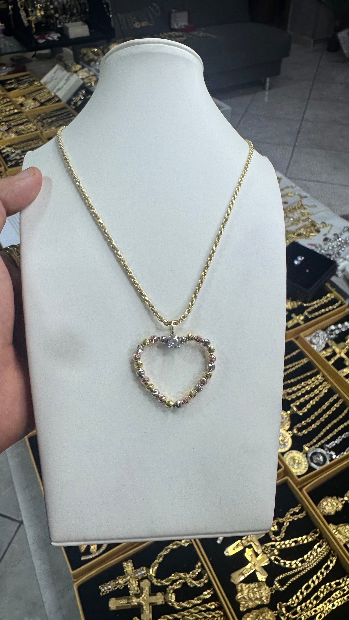 Collana Argento 925 cuore MILLELUCI*619