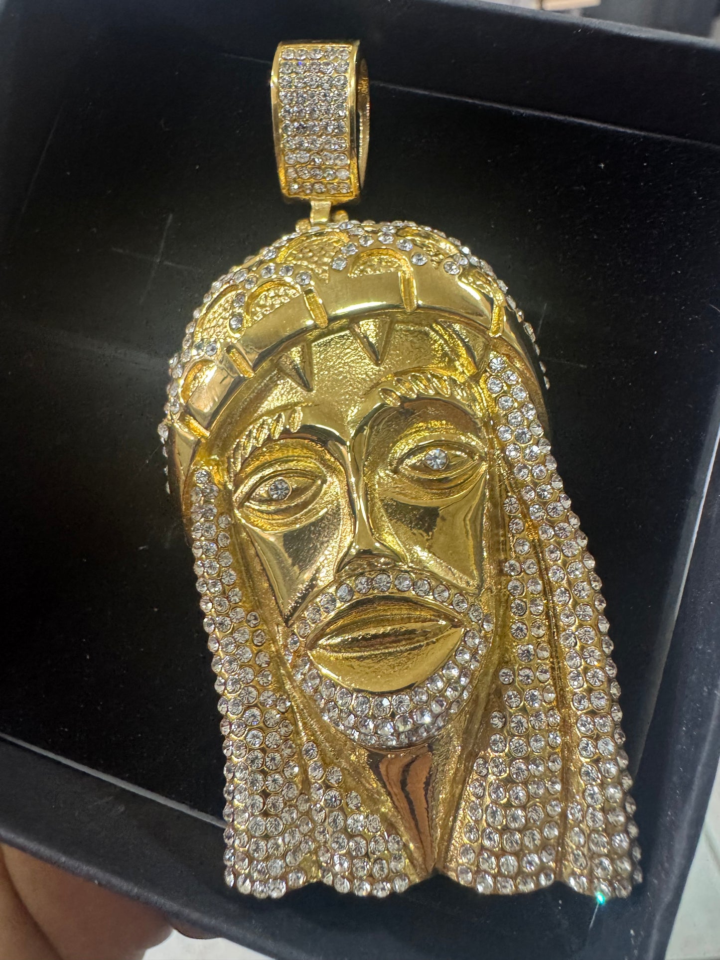 Ciondolo Gesù grande Acciaio *123