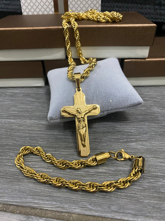 Combo kit acciaio oro *94