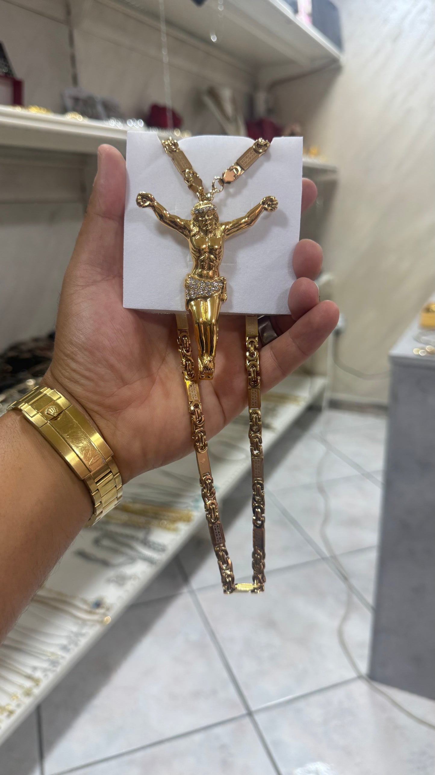 Combo kit Gesu acciaio oro *149