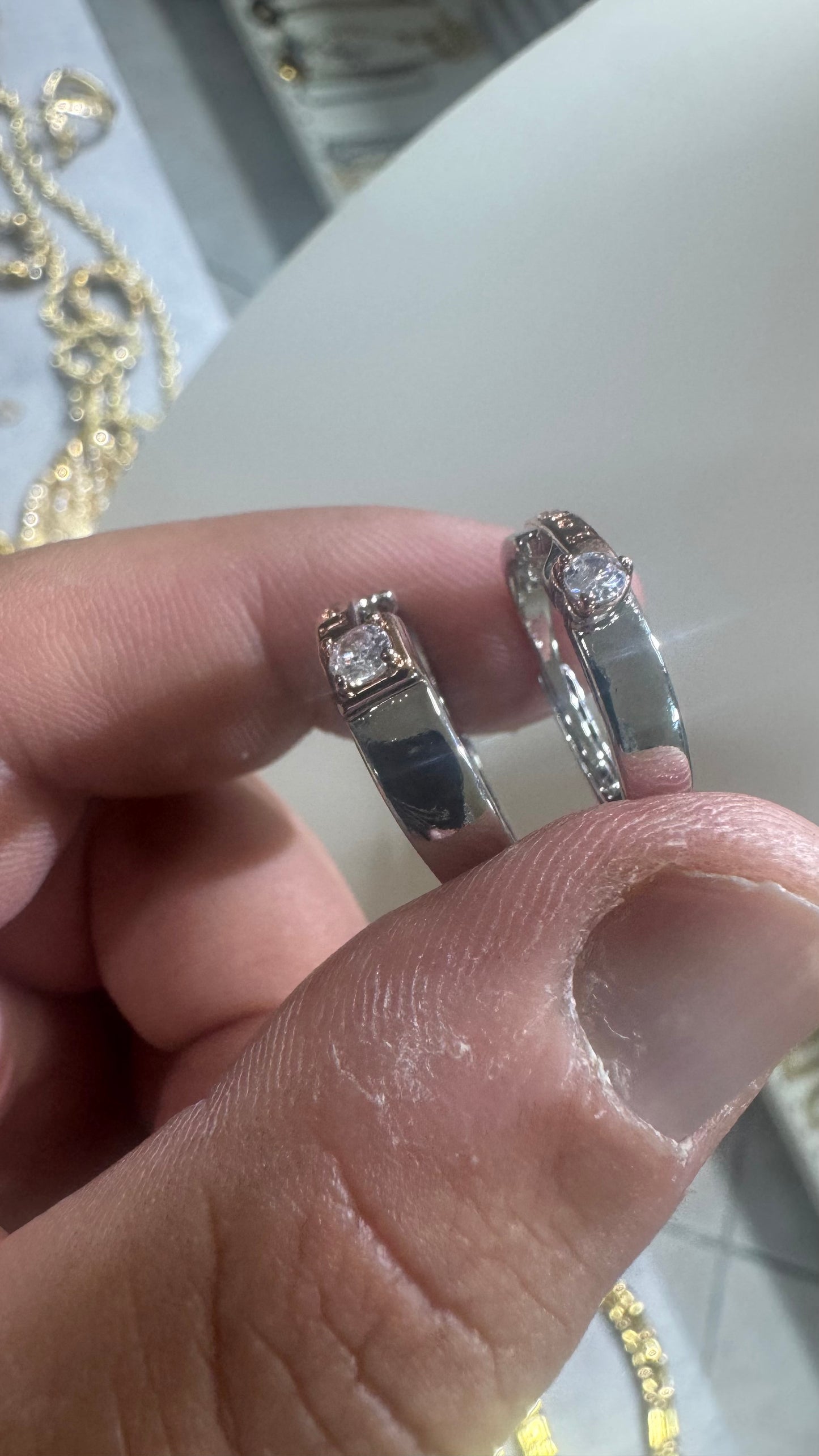 Coppia fedi/fedine Argento *08