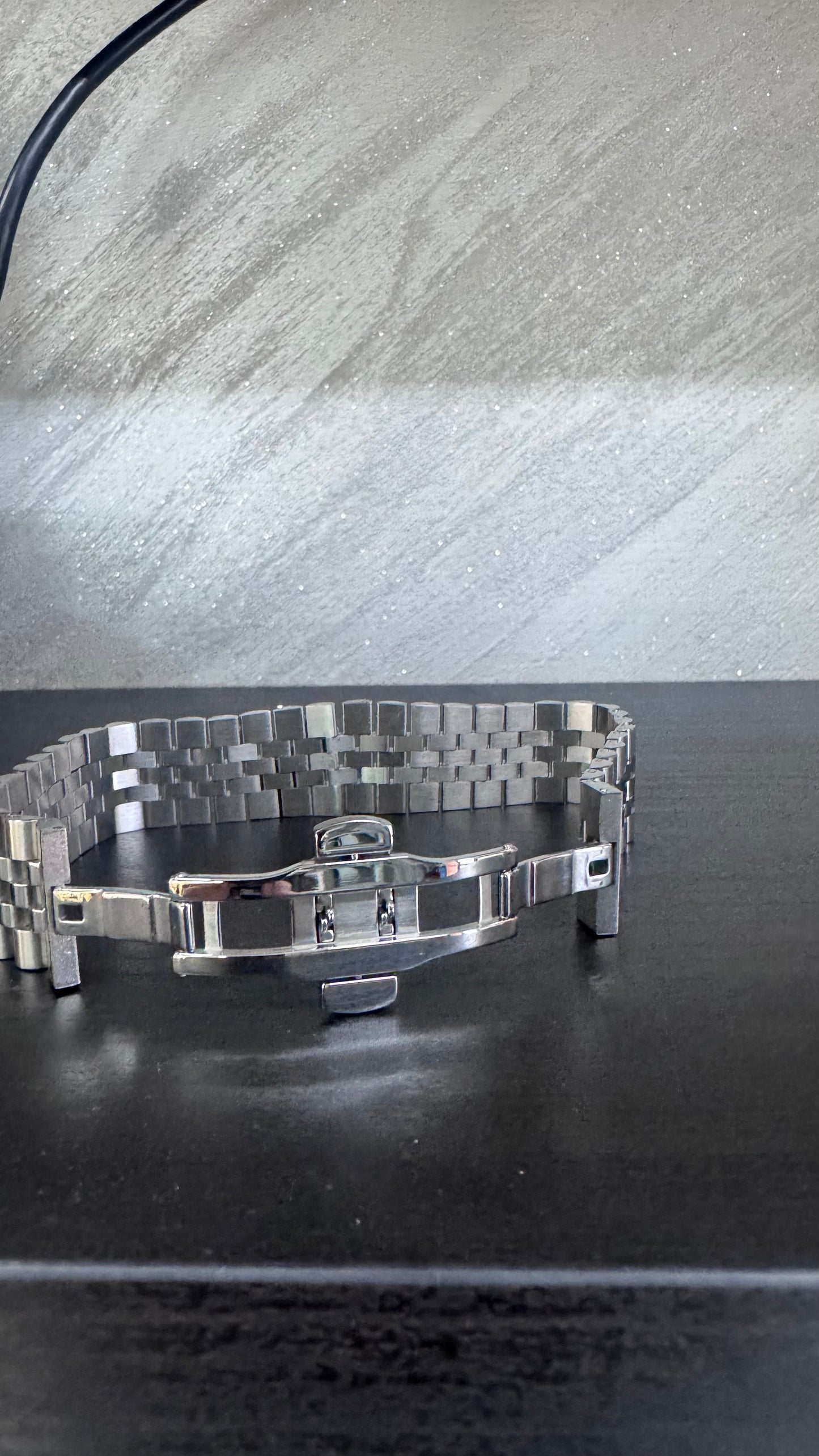Bracciale modello giubileo 22 mm acciaio Argento*65