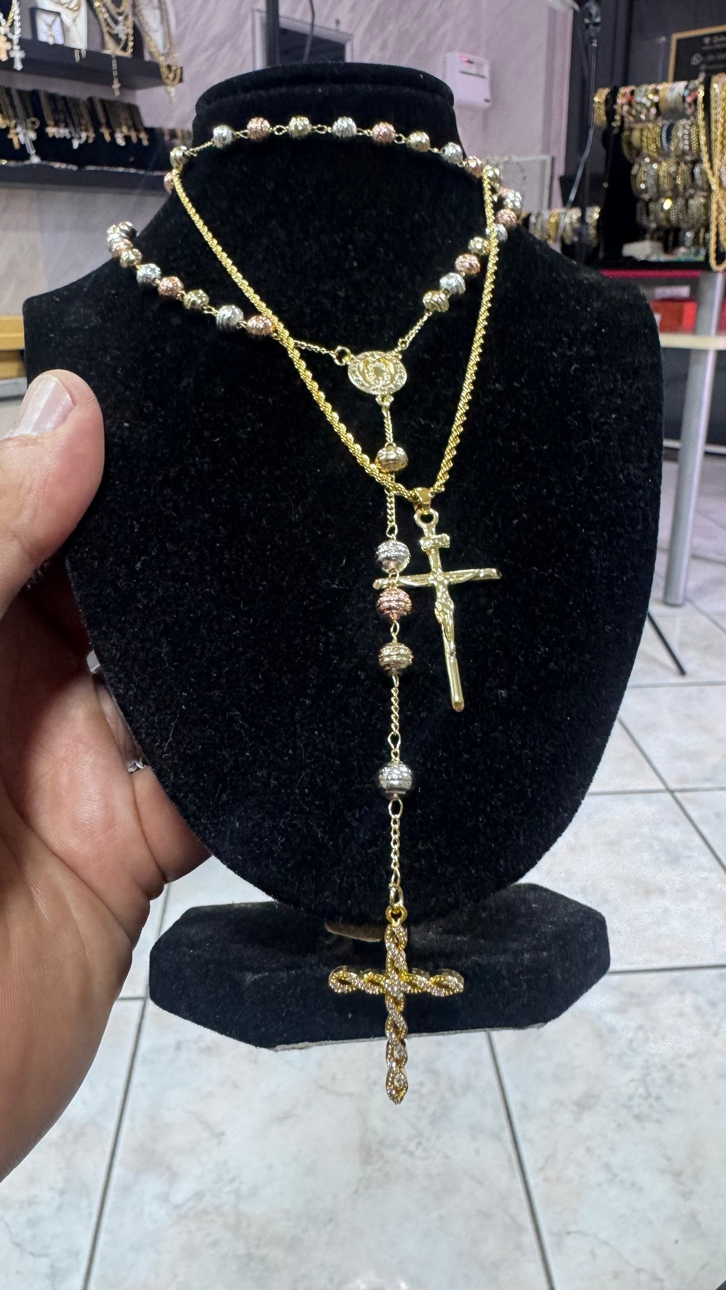 Combo kit Rosario Prayer  martellato *657