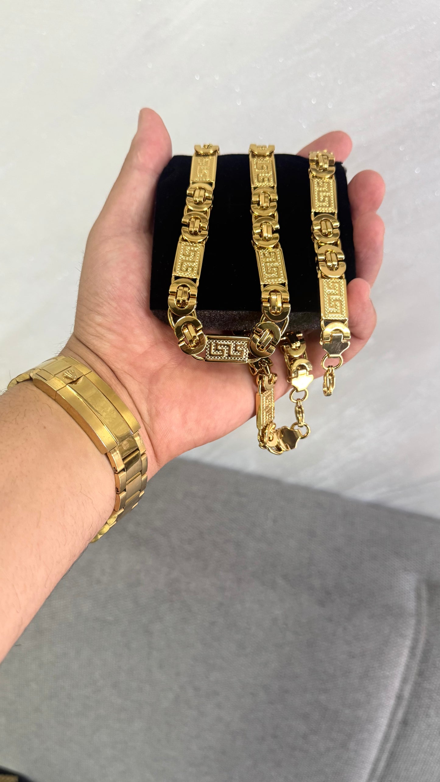 Combo Kit acciaio oro Greca *111