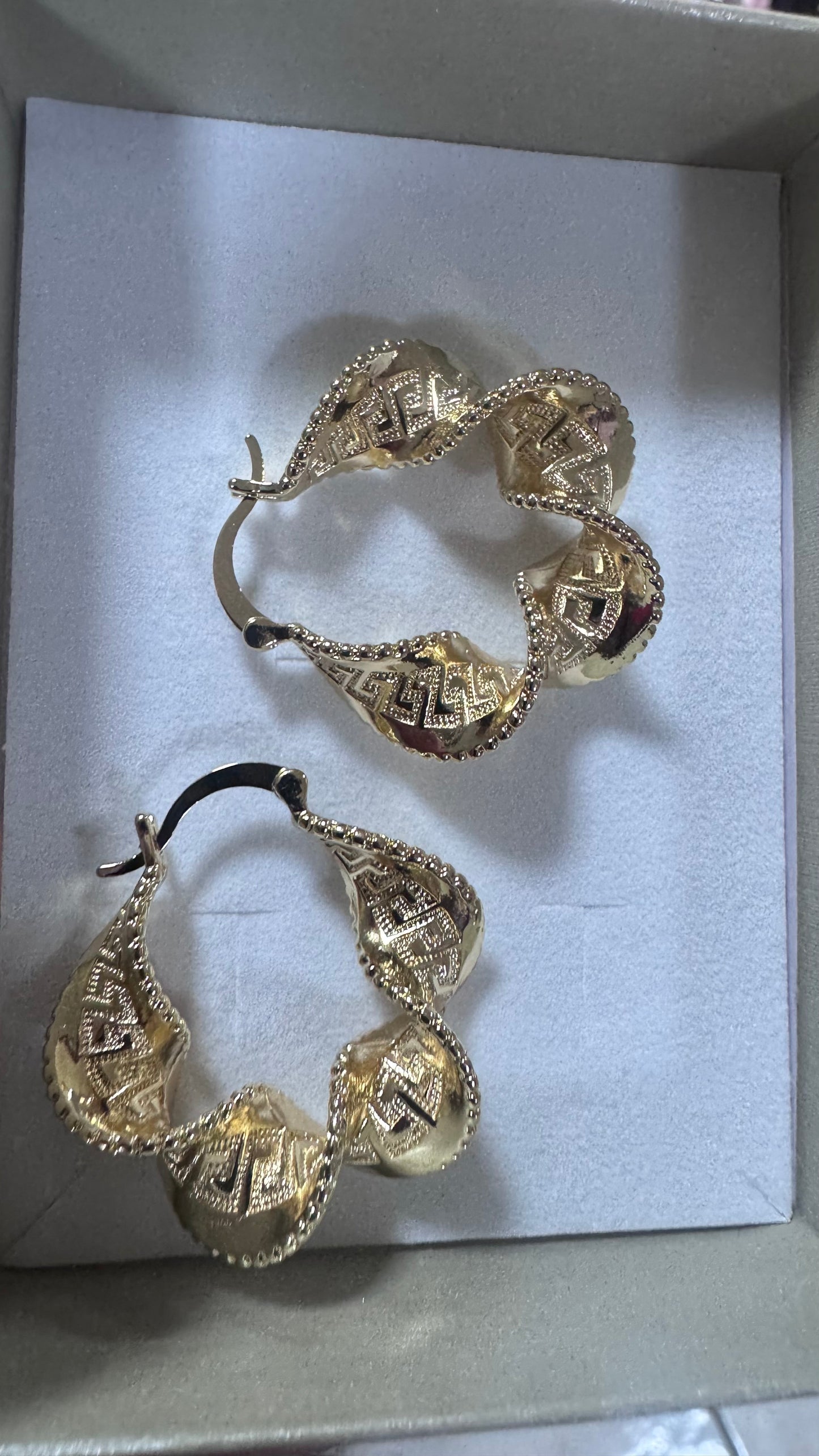 Orecchini intrecciati a cerchio *57