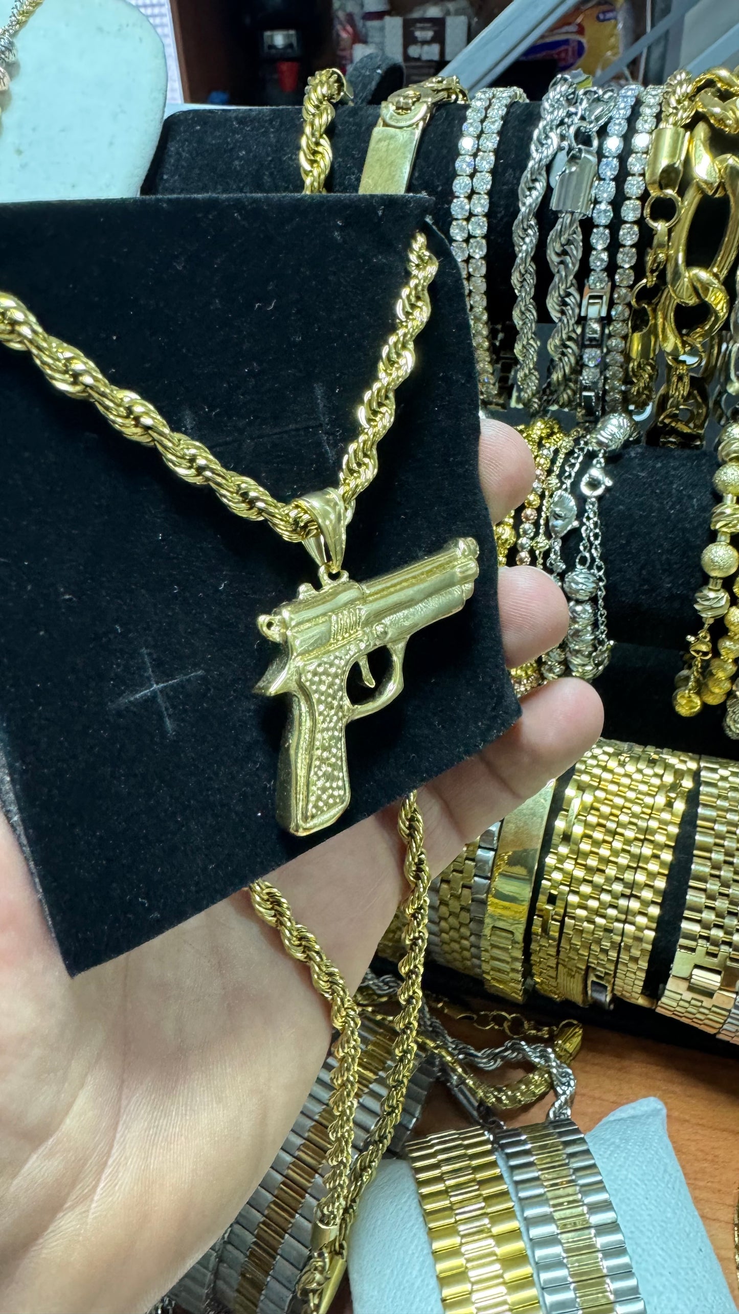 Combo kit acciaio oro *69
