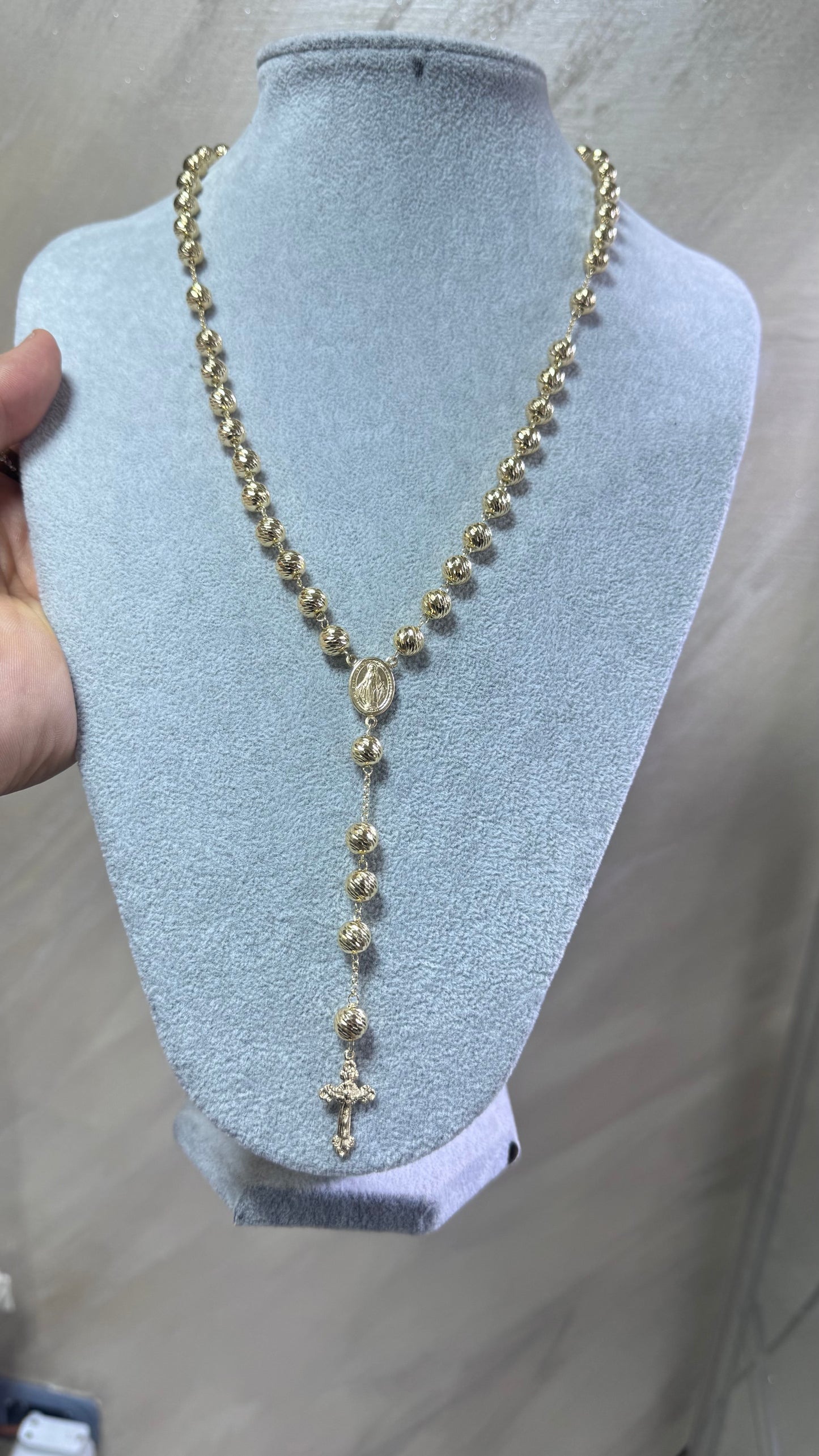 Rosario argento 925 8 MM *235