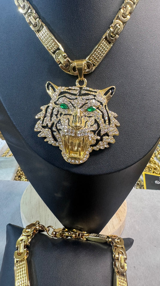 combo kit Tigre Acciaio oro*180