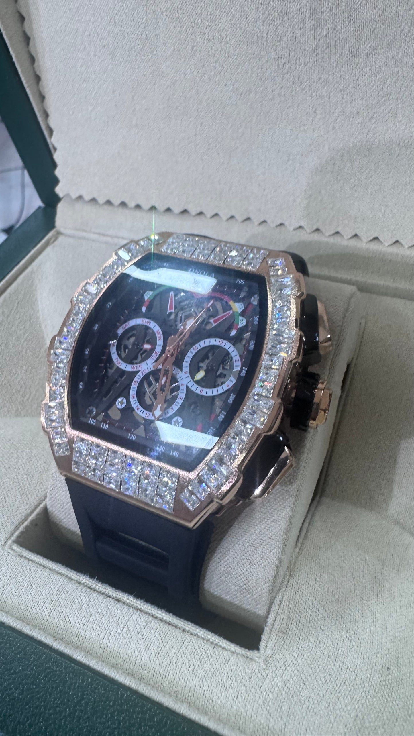 Orologio acciaio oro *34