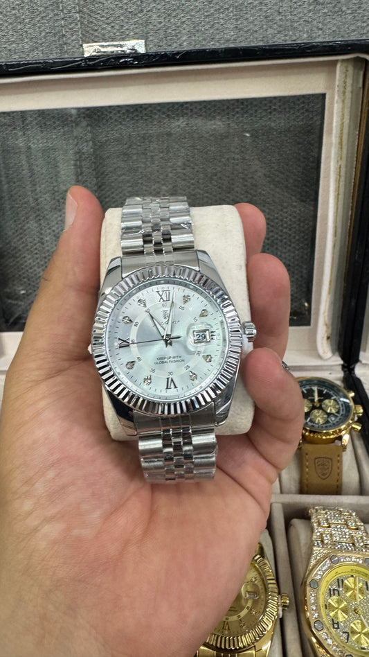 Orologio acciaio argento *25