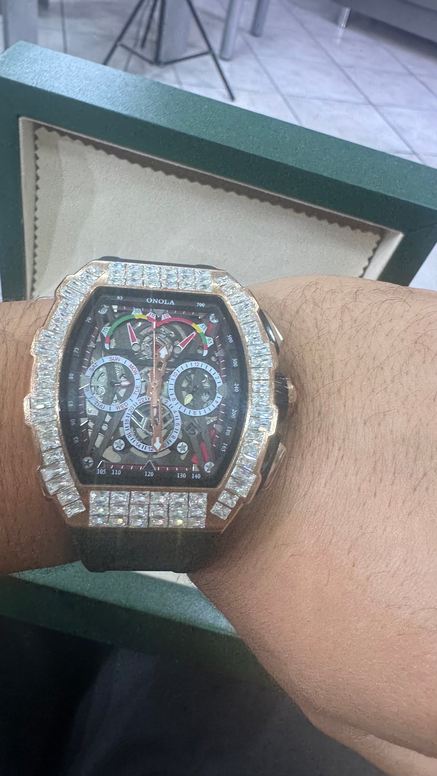 Orologio acciaio oro *34