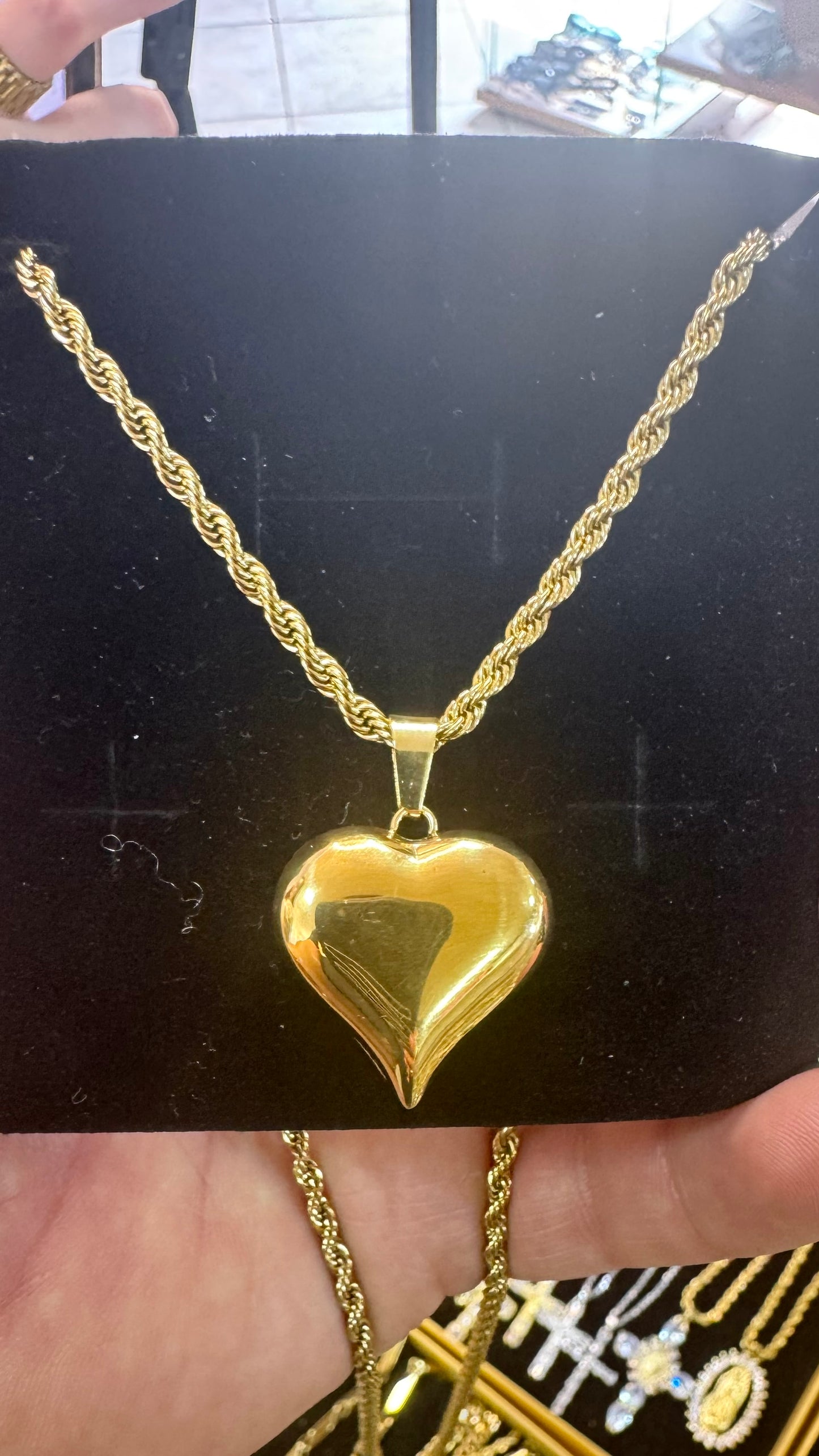 Collana donna con cuore*25