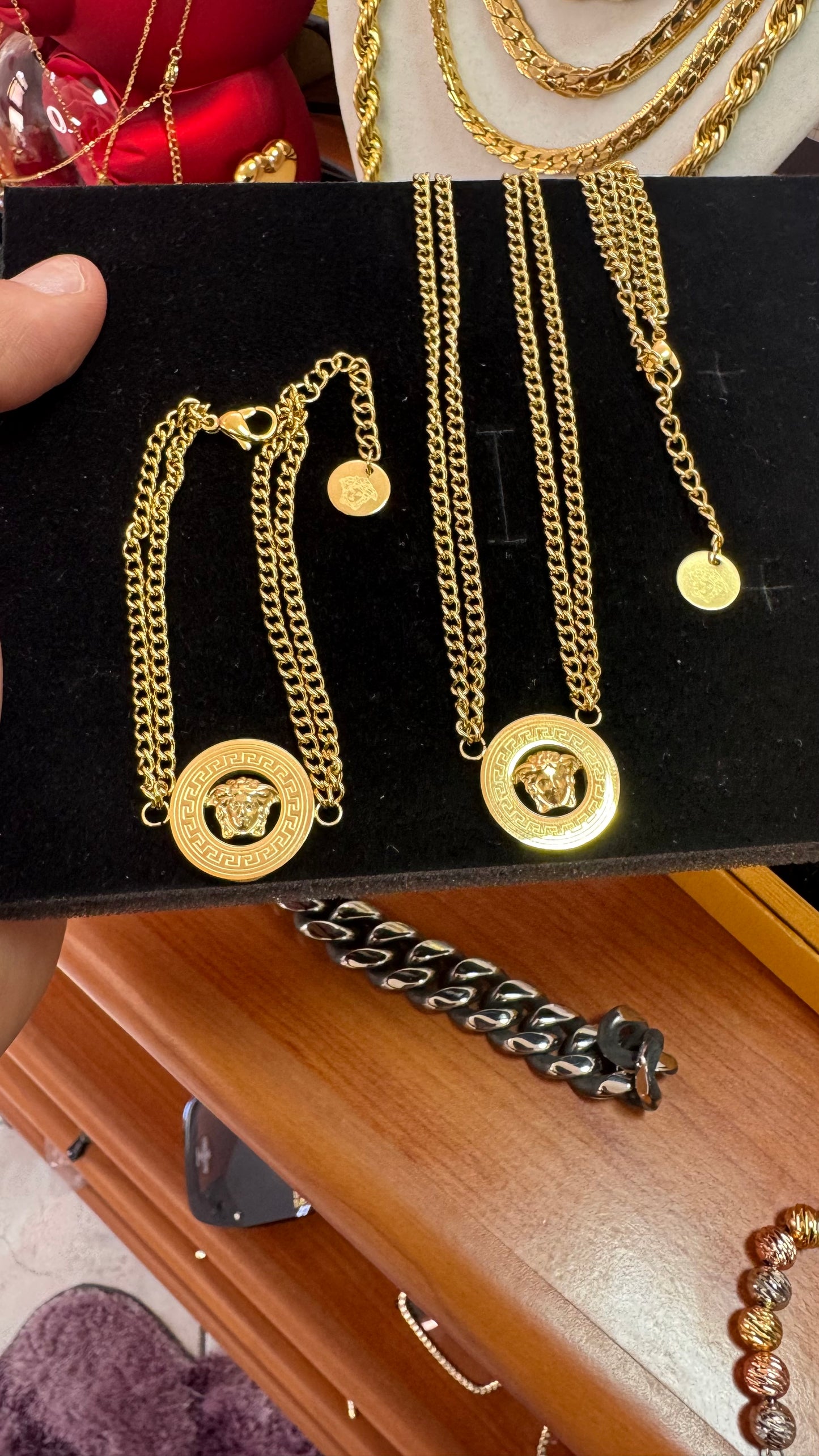 Combo kit medusa oro acciaio *60