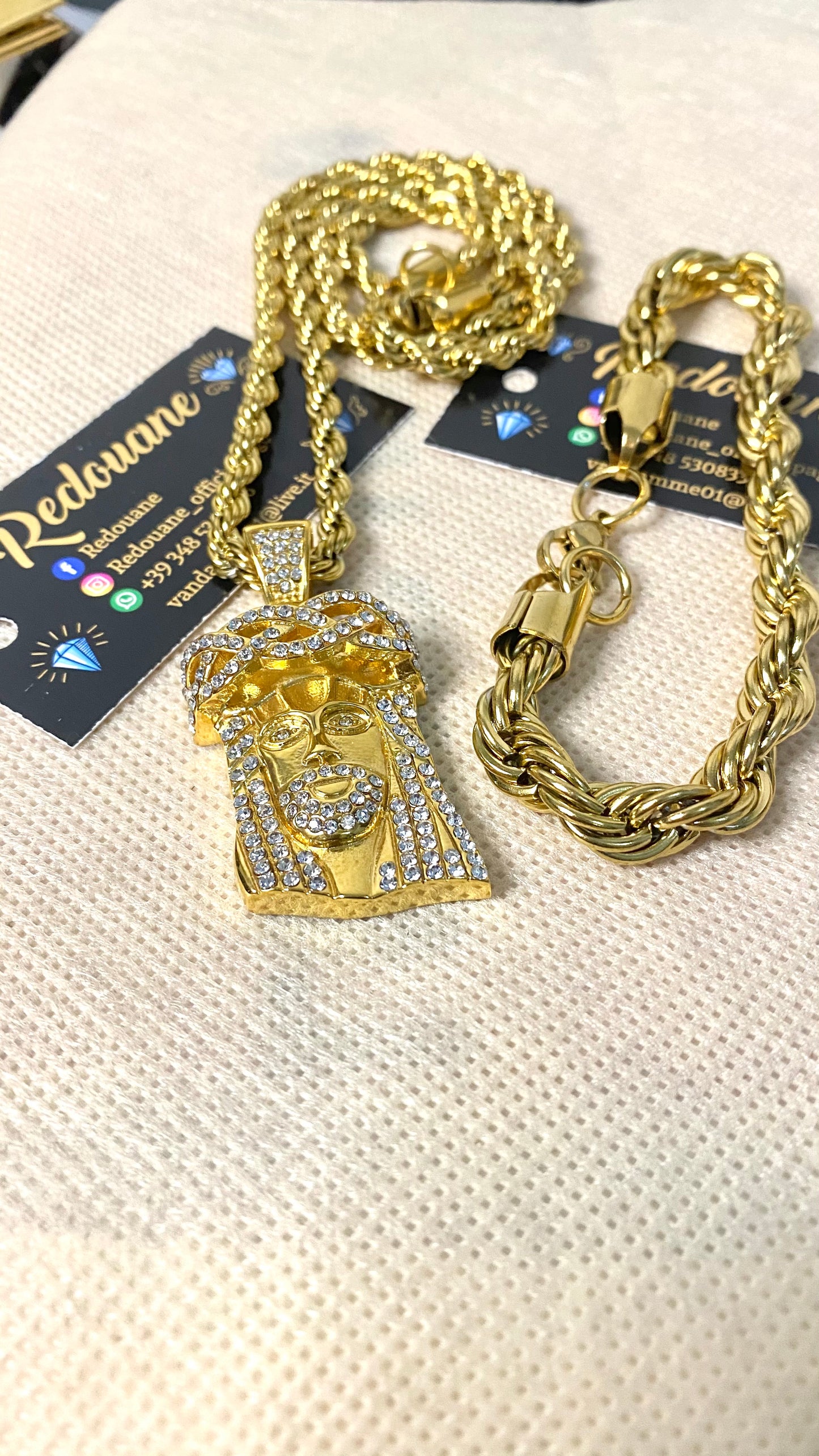 Combo kit acciaio oro *80