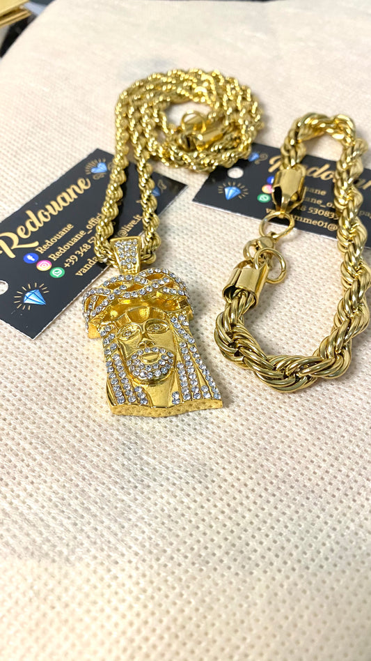 Combo kit acciaio oro *80
