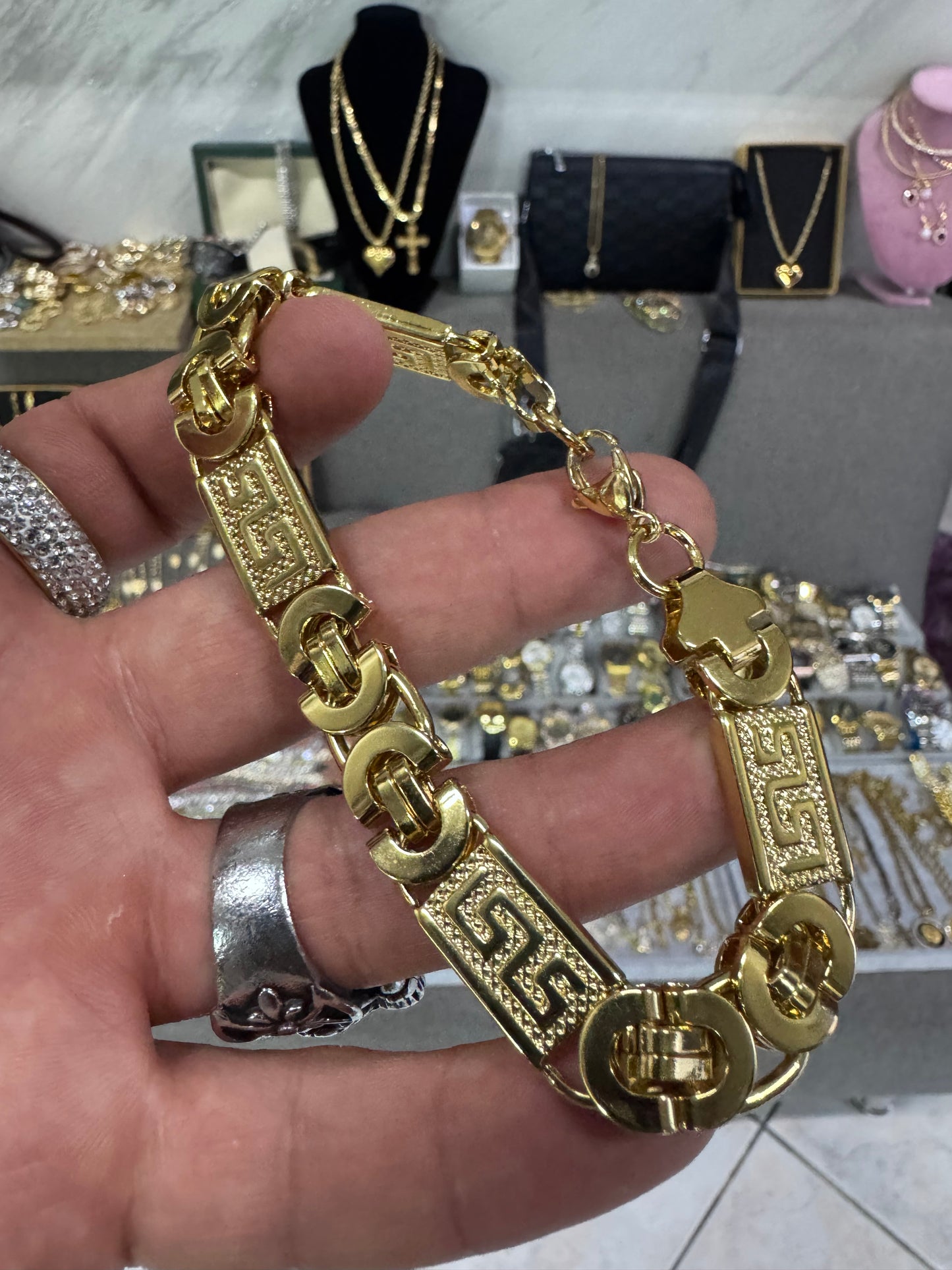 Bracciale greca piastra *115