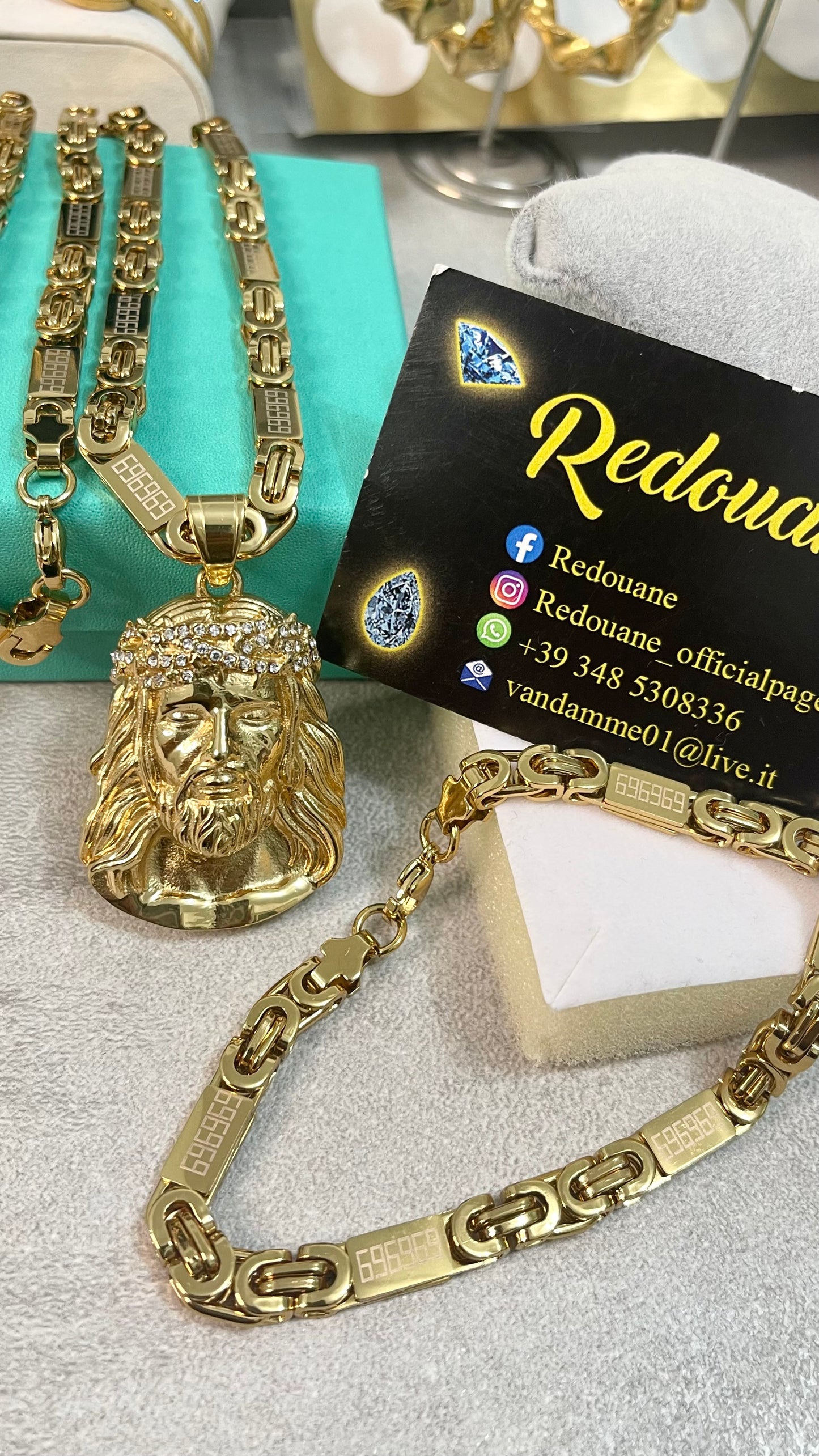 Combo Kit acciaio colore oro *04