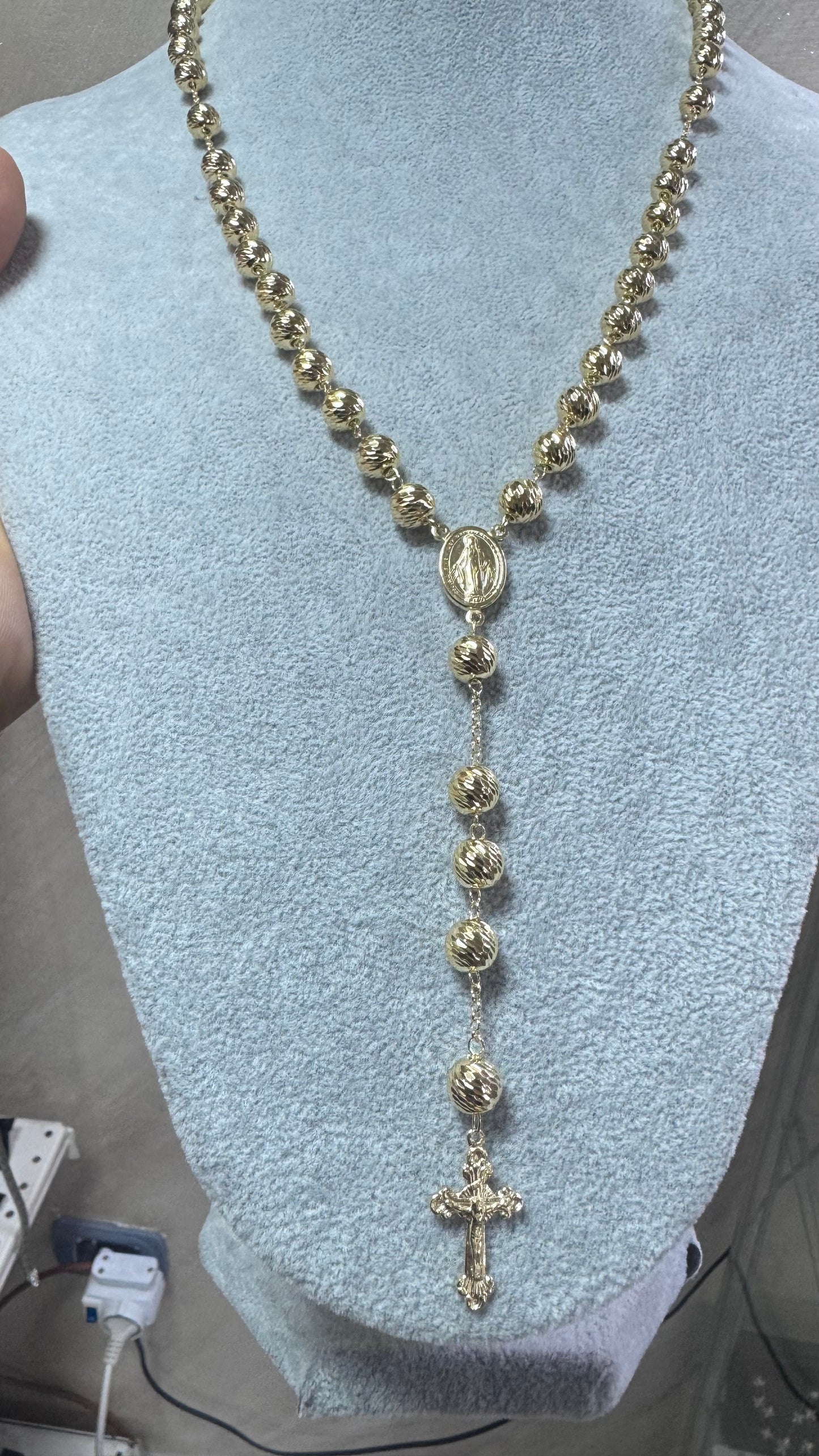 Rosario argento 925 8 MM *235