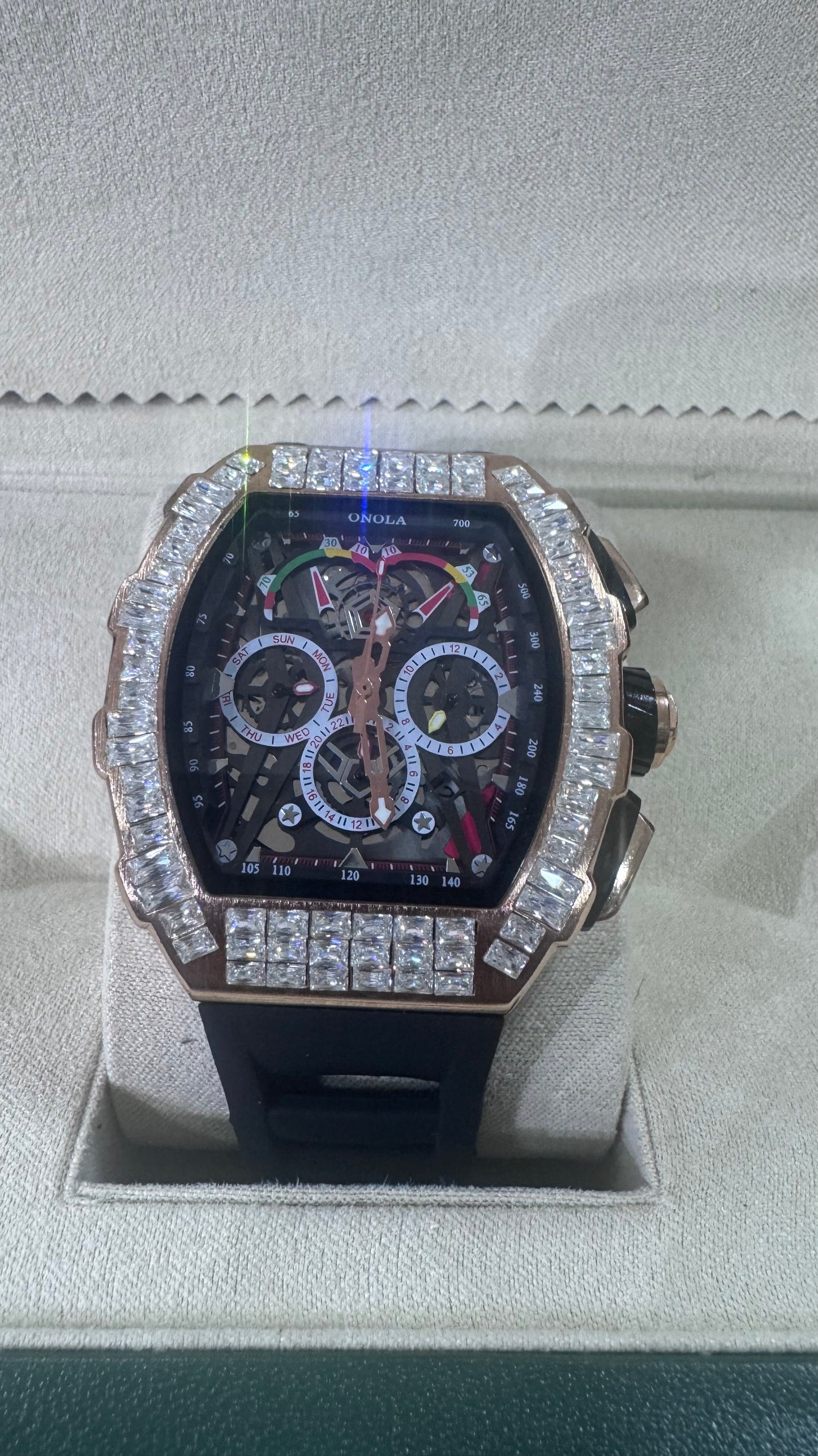 Orologio acciaio oro *34