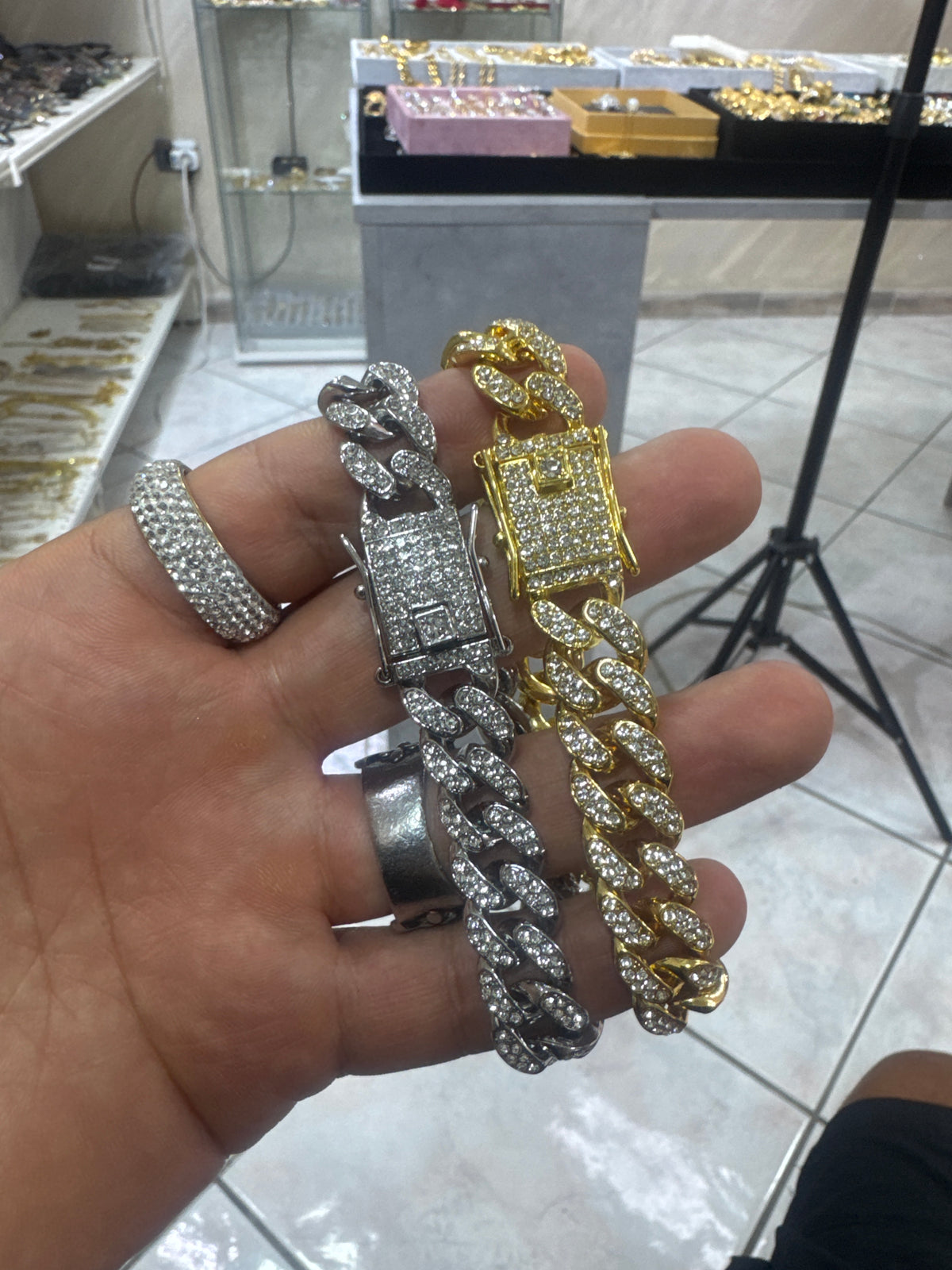 Bracciale cubano Diamond *25