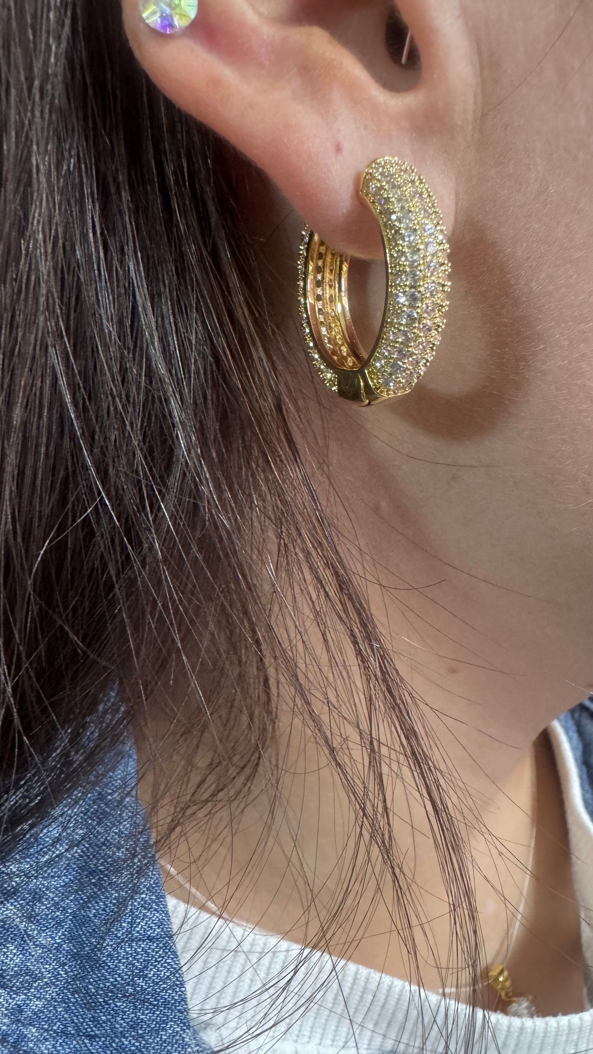 Orecchini con brillantini*449966