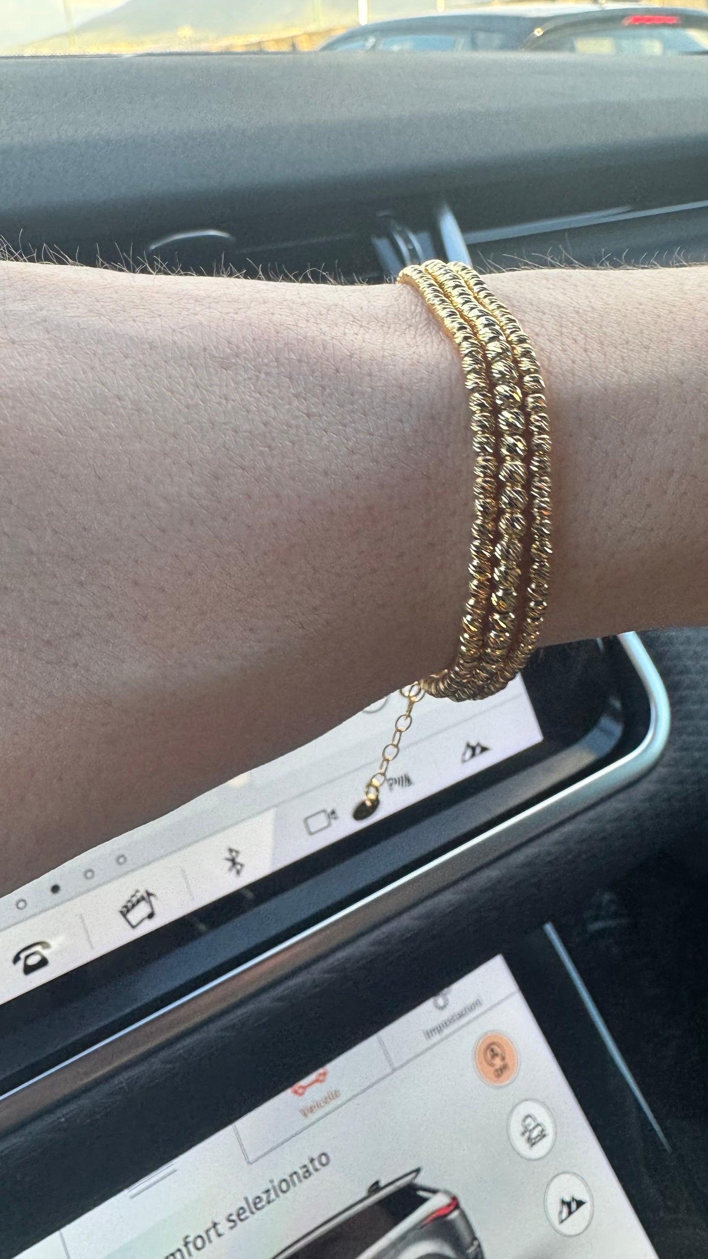 Bracciale martellato argento 925 *001