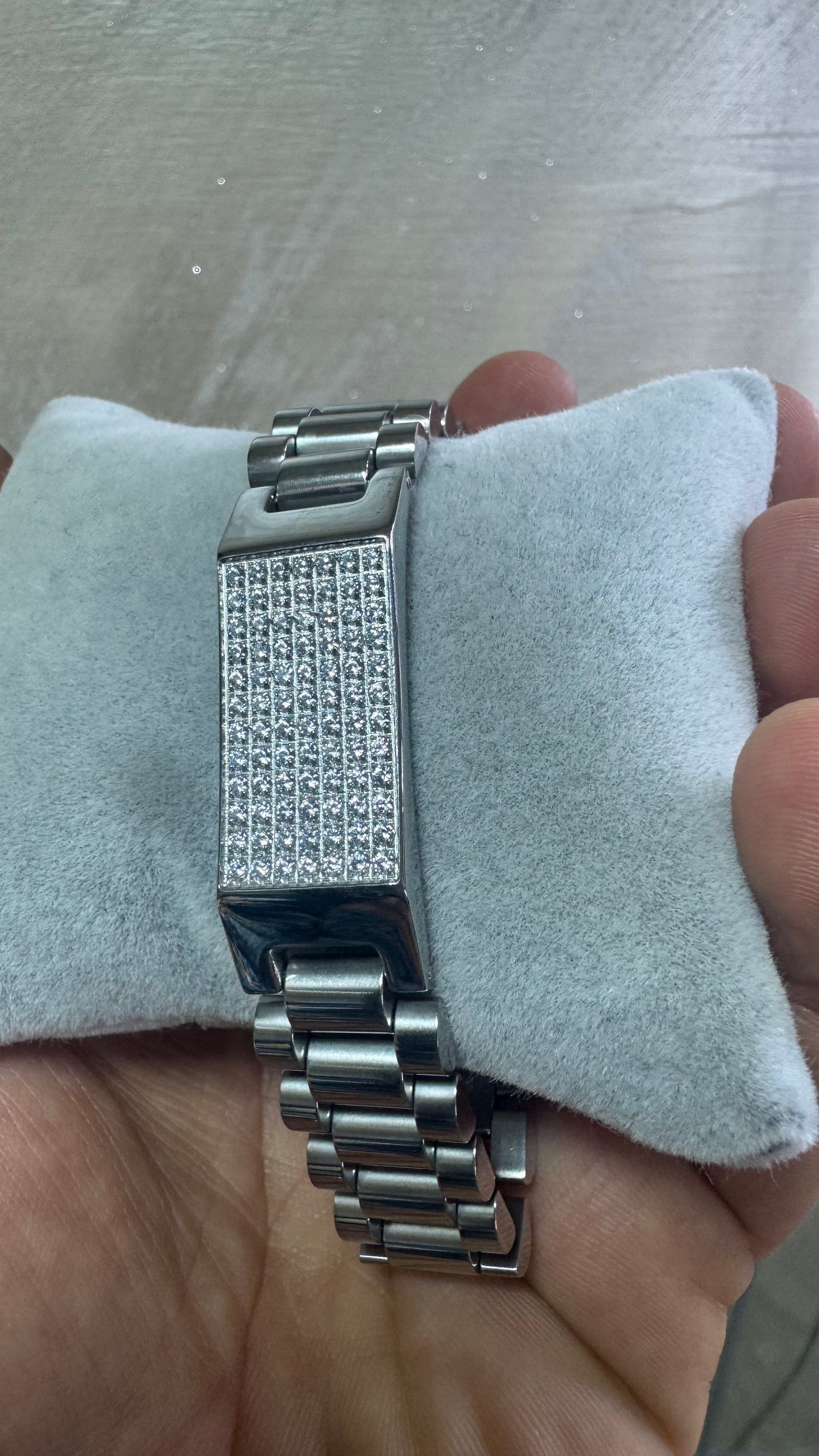 Bracciale president Diamond acciaio *40