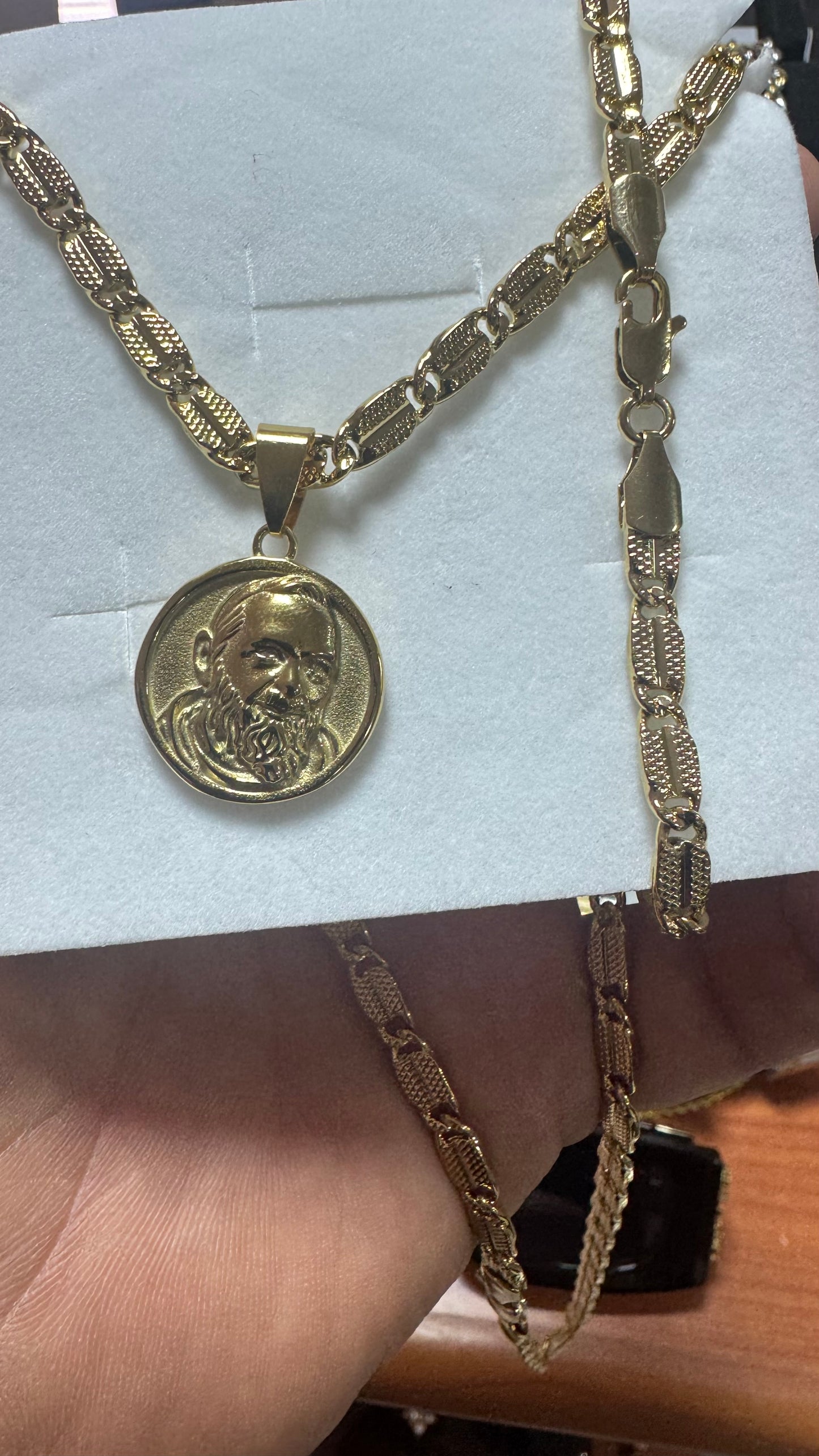 Combo kit Padre pio acciaio oro *121