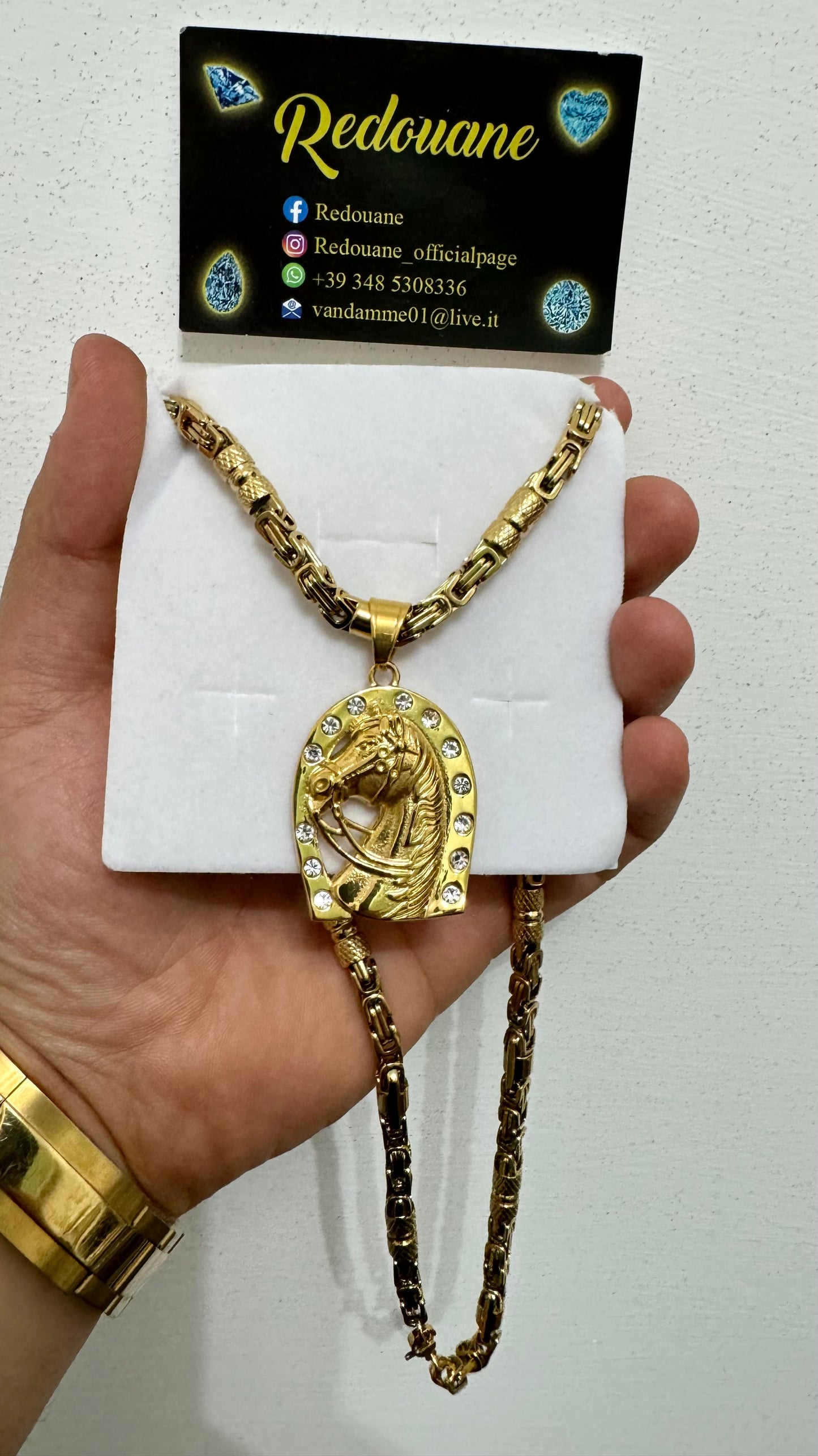 Combo kit cavallo acciaio oro *28