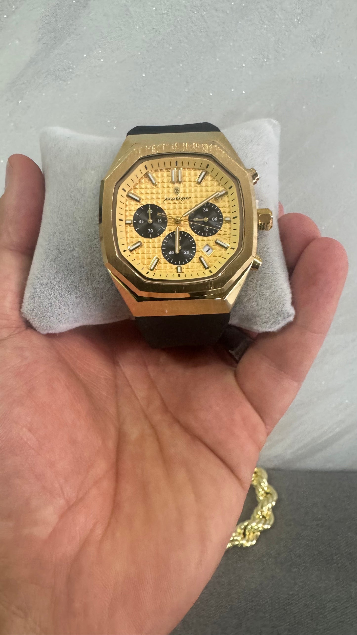 Orologio acciaio oro *31