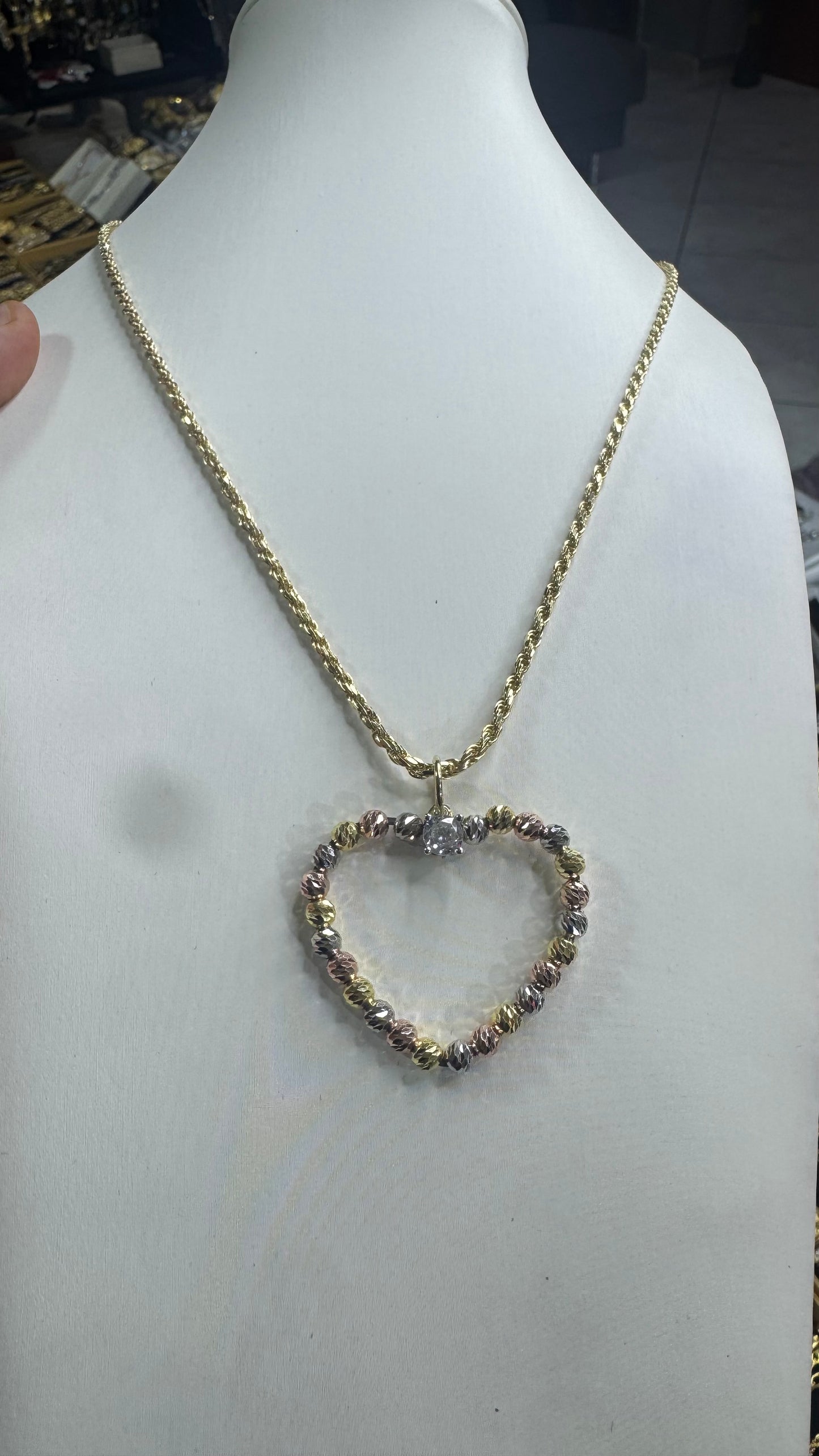 Collana Argento 925 cuore MILLELUCI*619