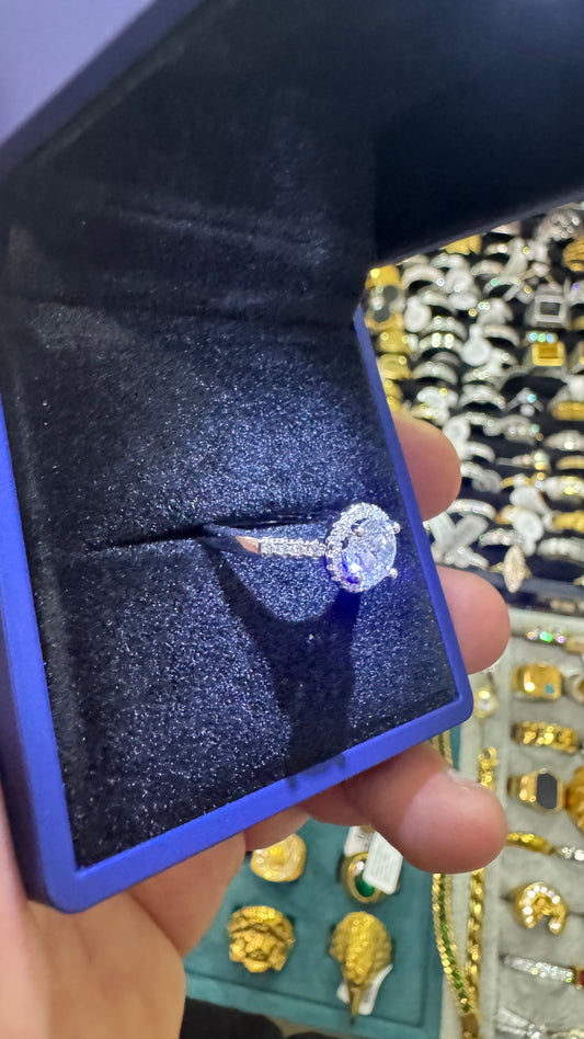 Anello donna acciaio *24
