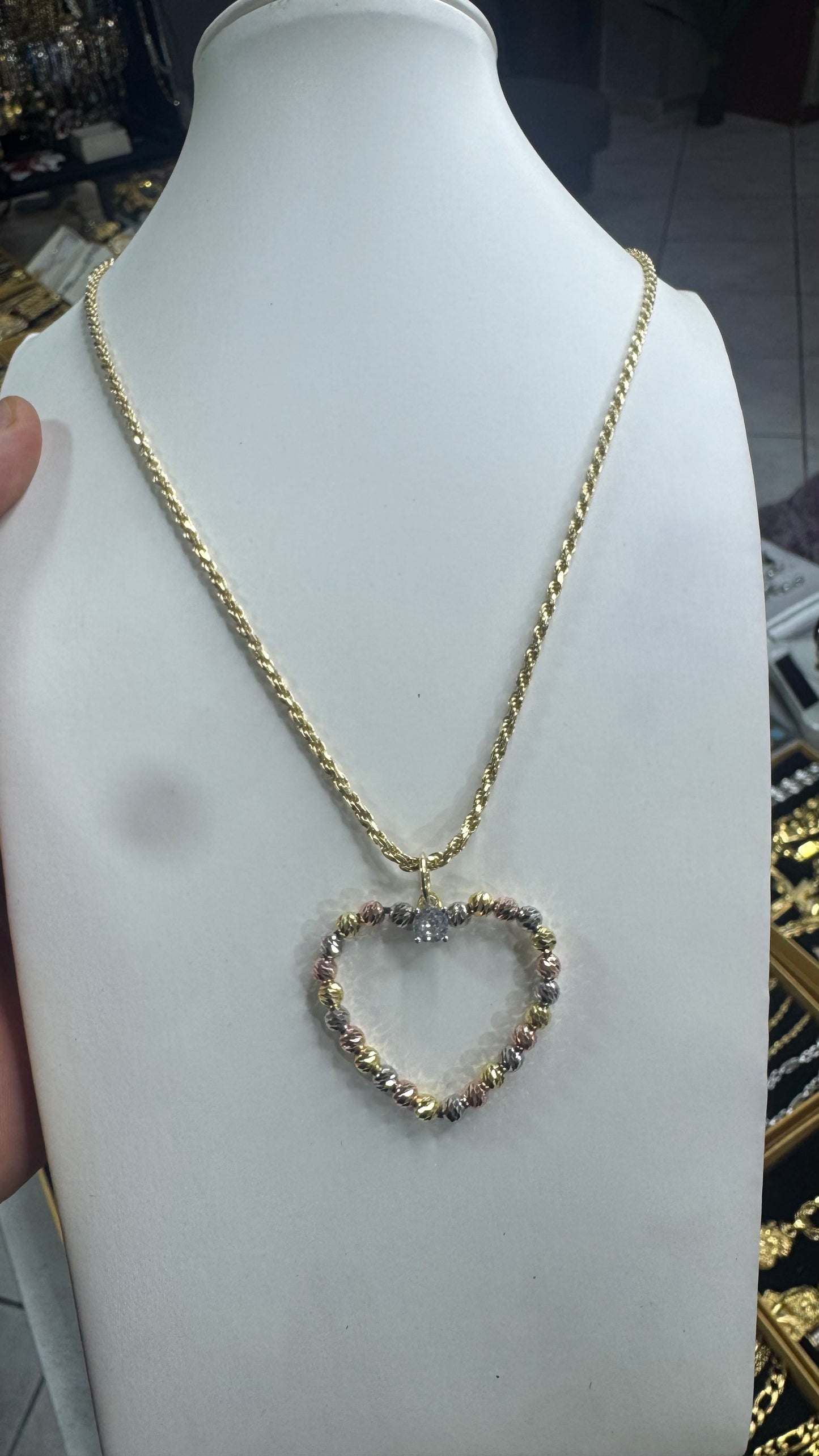 Collana Argento 925 cuore MILLELUCI*619