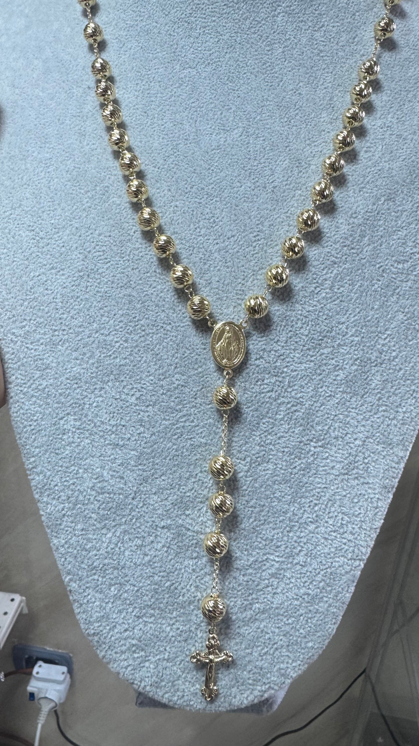 Rosario argento 925 8 MM *235