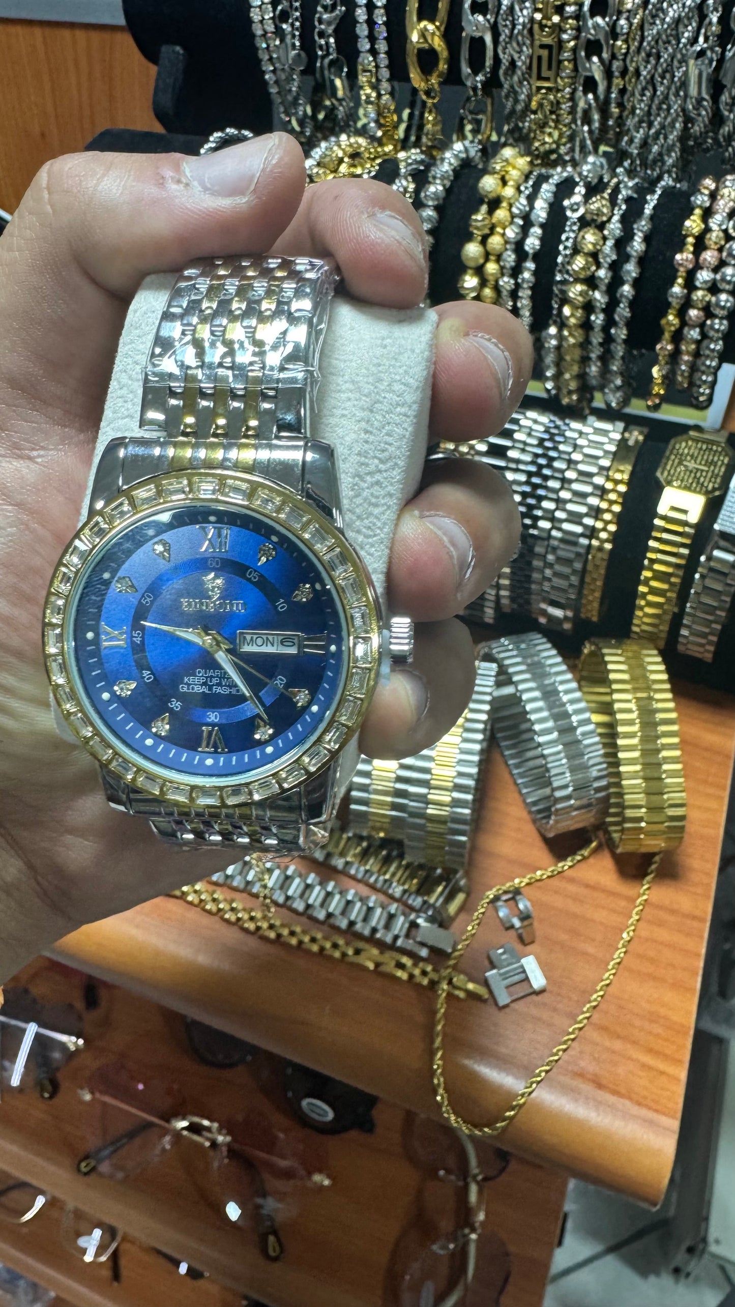 Orologio acciaio oro *20