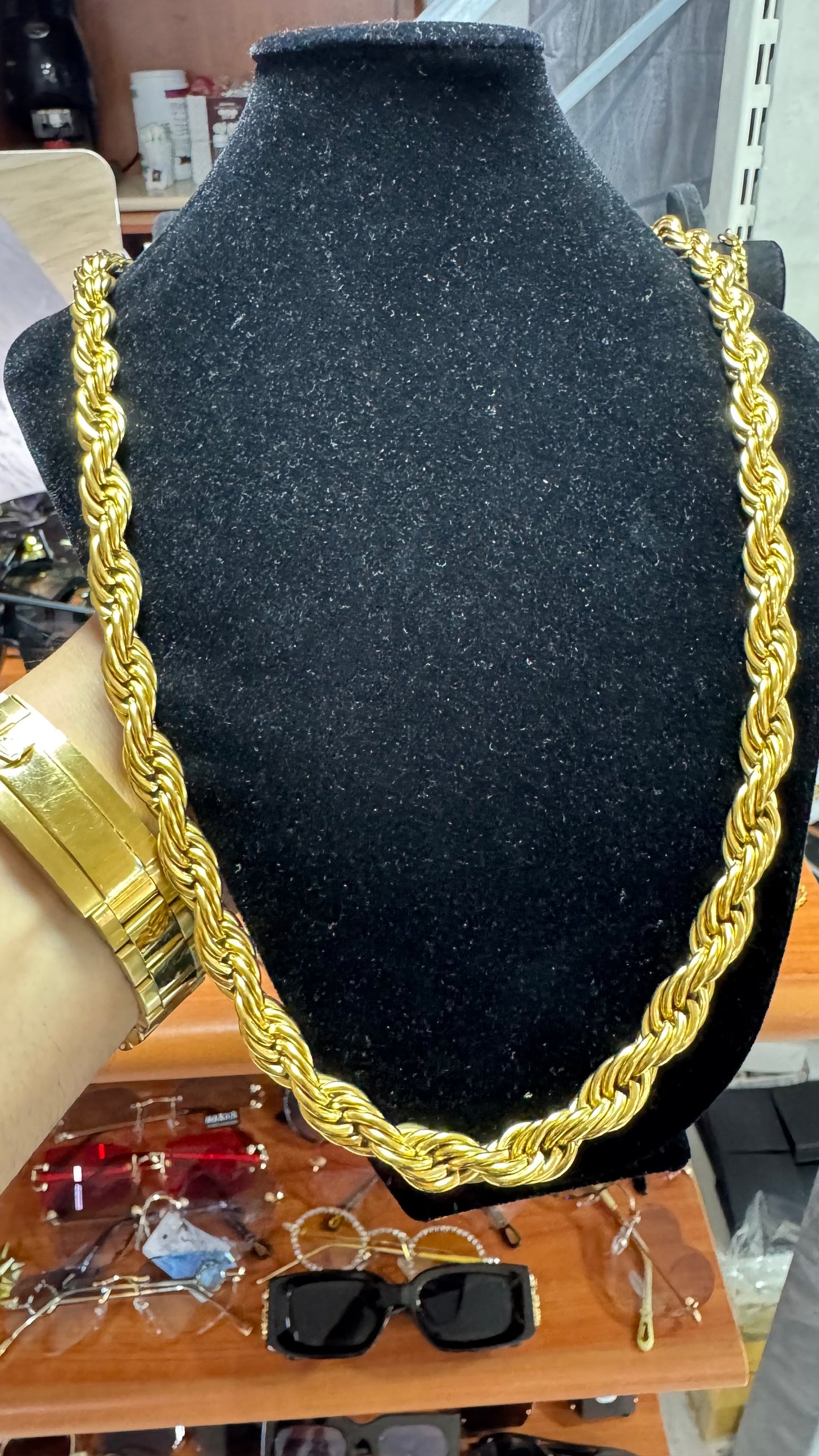 Collana lunga 60 cm12 mm spessore *10