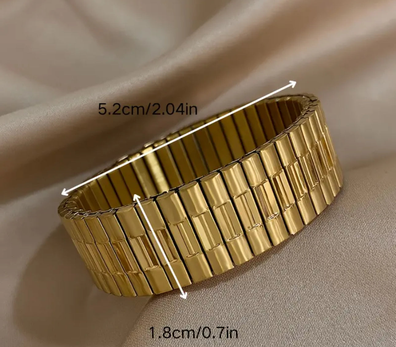 Bracciale a molla acciaio *04