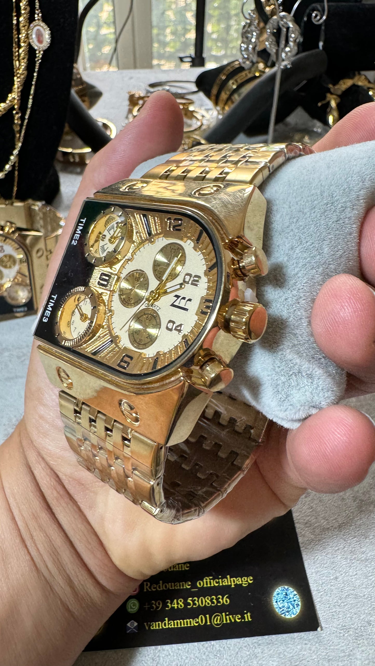 Orologio acciaio oro *02