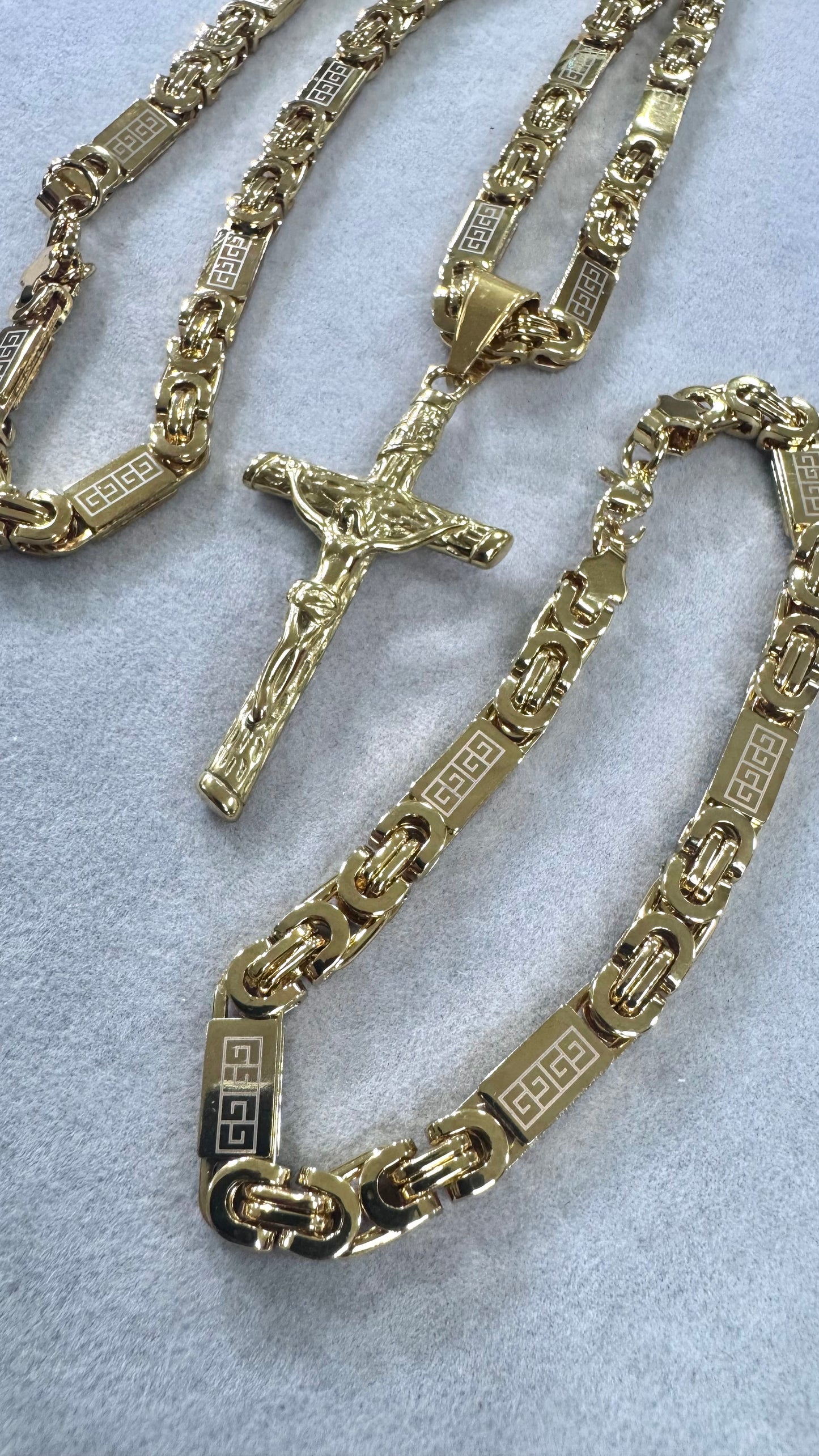 combo kit croce Acciaio oro*188