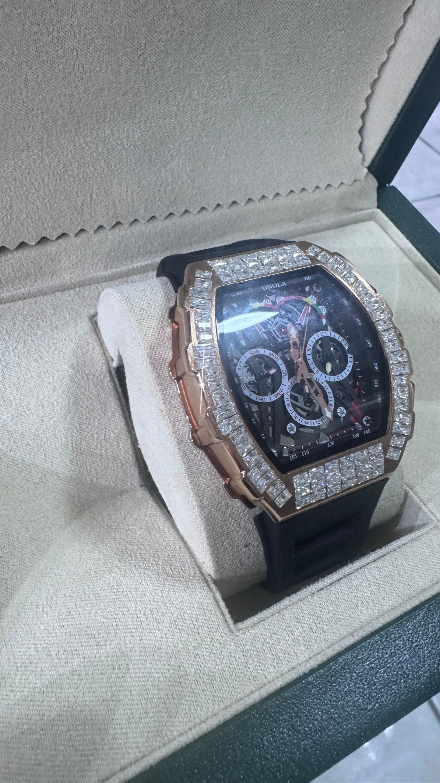 Orologio acciaio oro *34