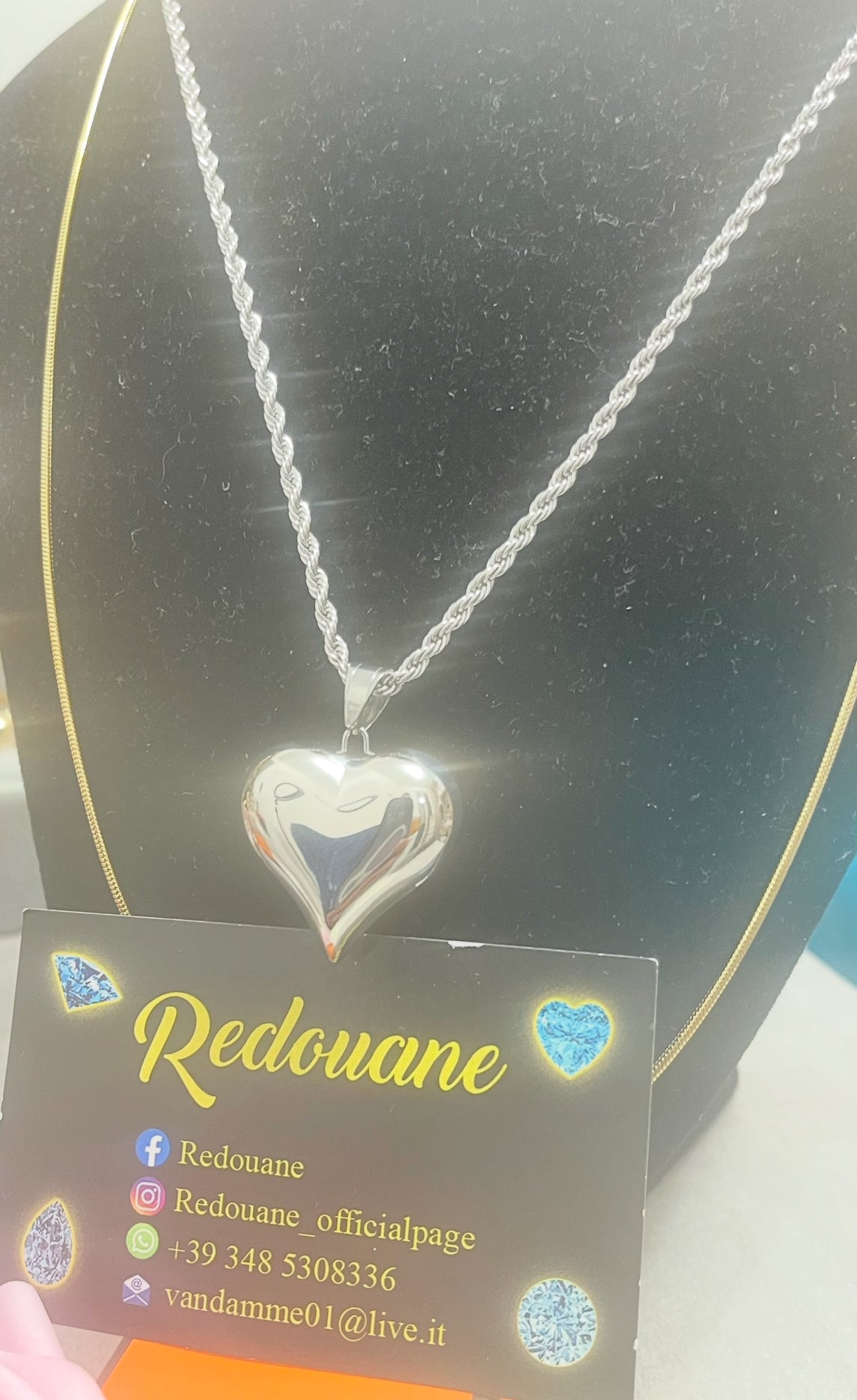 Collana donna con cuore*26