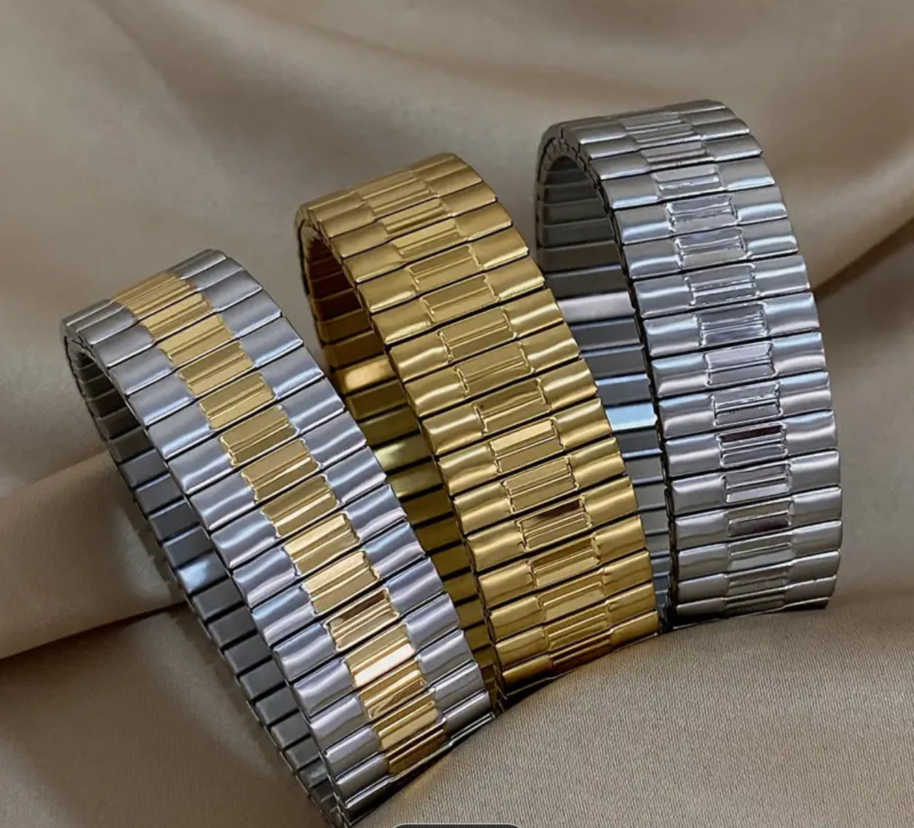 Bracciale a molla acciaio *04